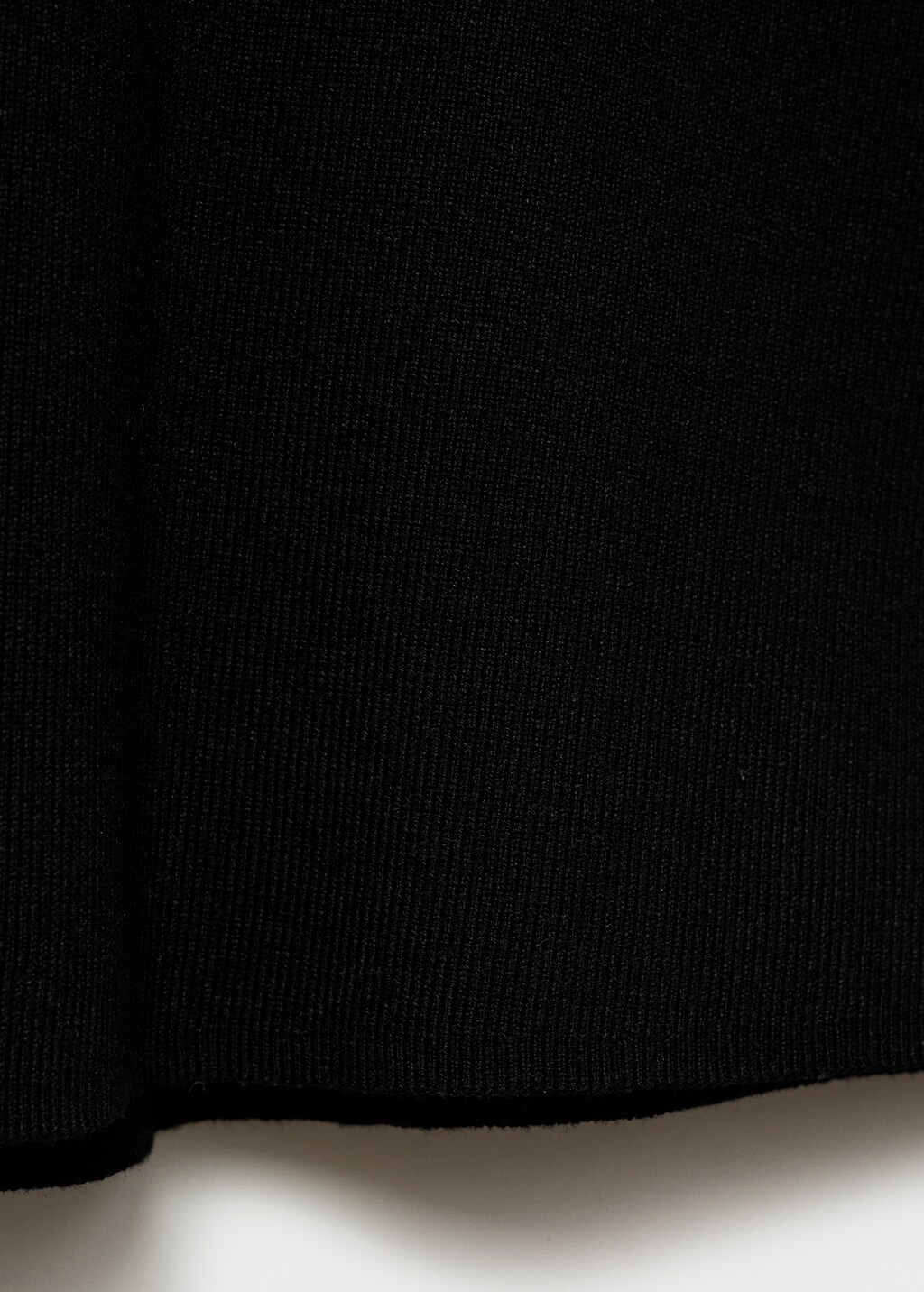 Mango Knitted dress with bow neckline
