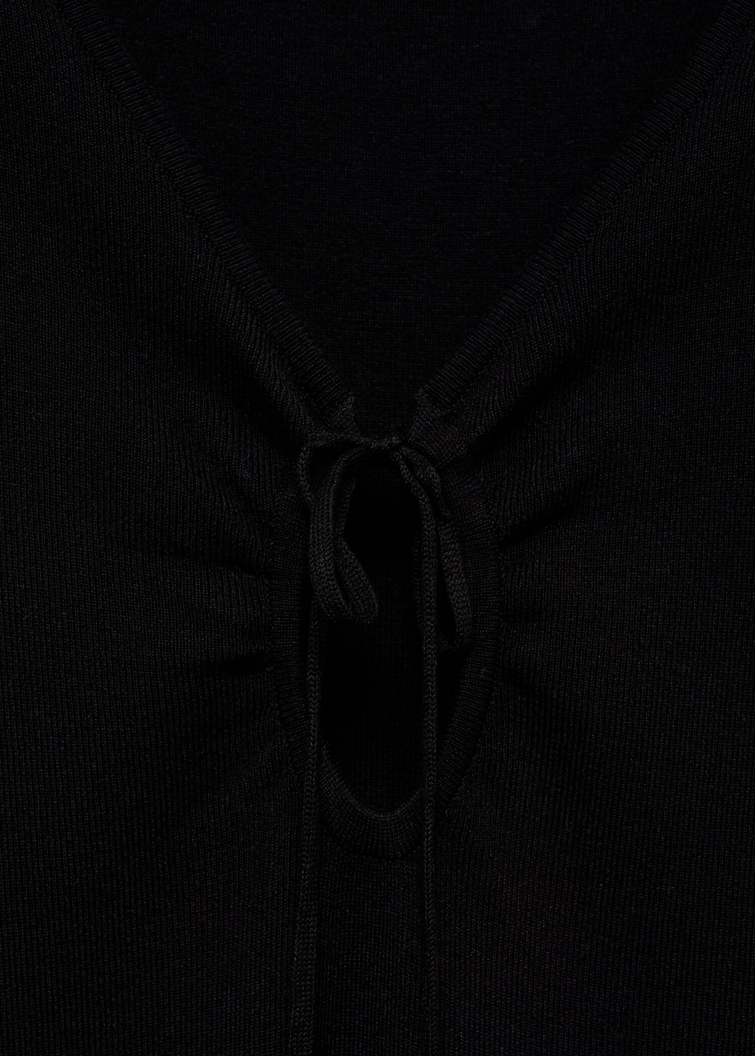 Vestido punto escote lazo - Detalle del artículo 8