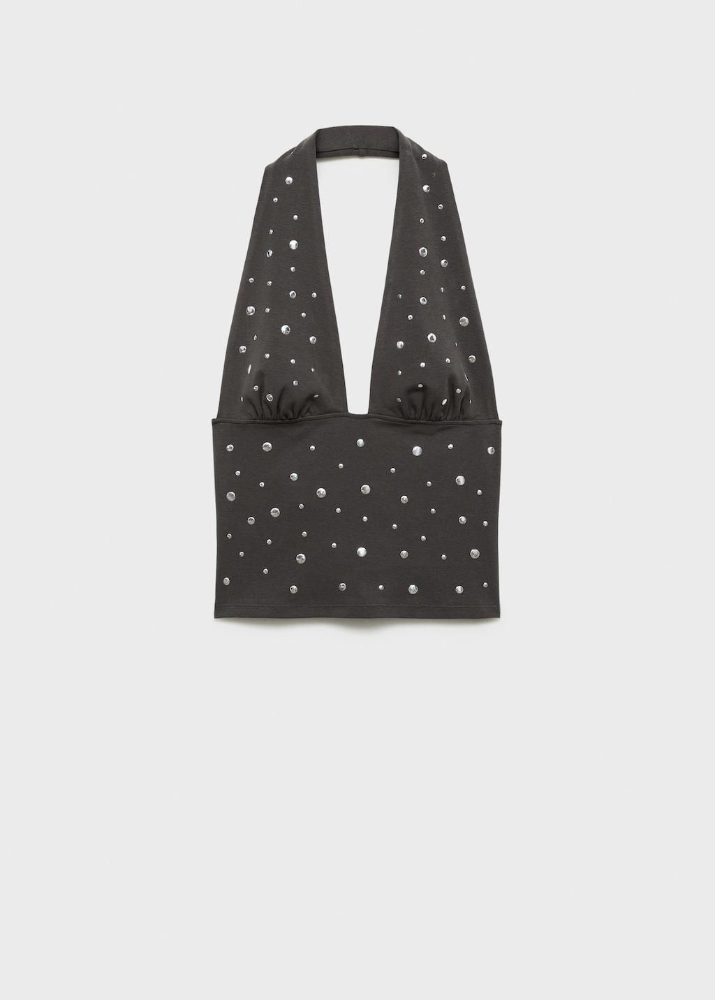 Mango Halter top with metallic appliqués thumbnail