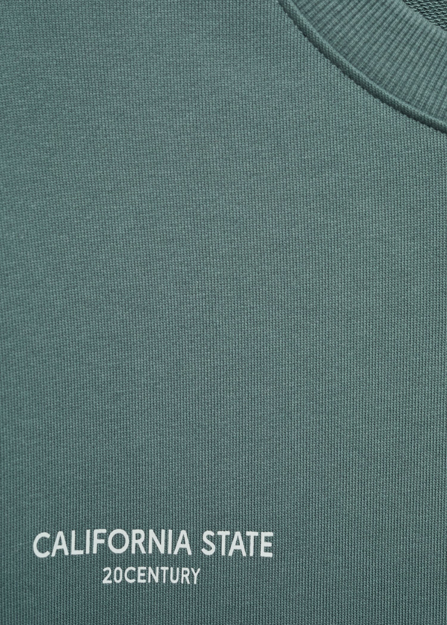 Baumwoll-Sweatshirt mit kombiniertem Printmuster - Detail des Artikels 0