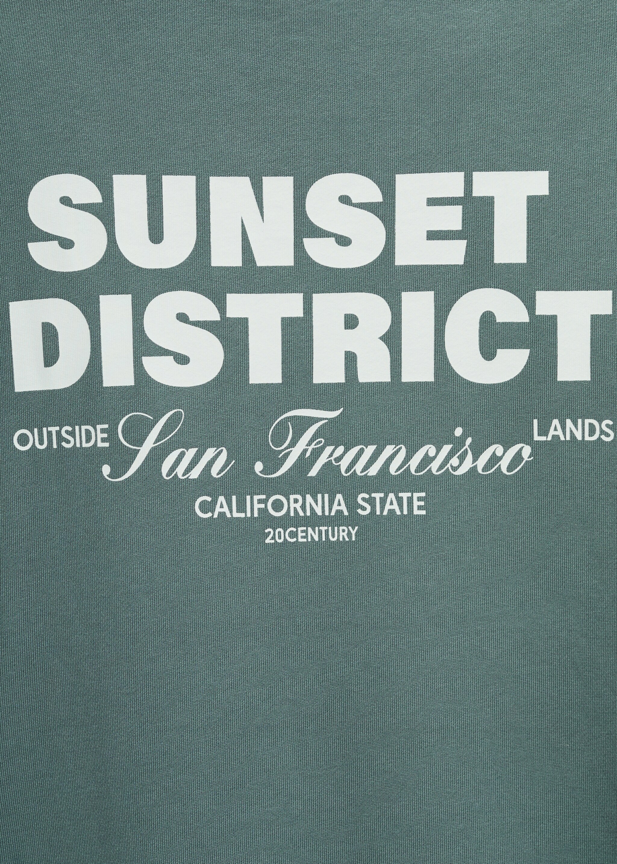 Baumwoll-Sweatshirt mit kombiniertem Printmuster - Detail des Artikels 8