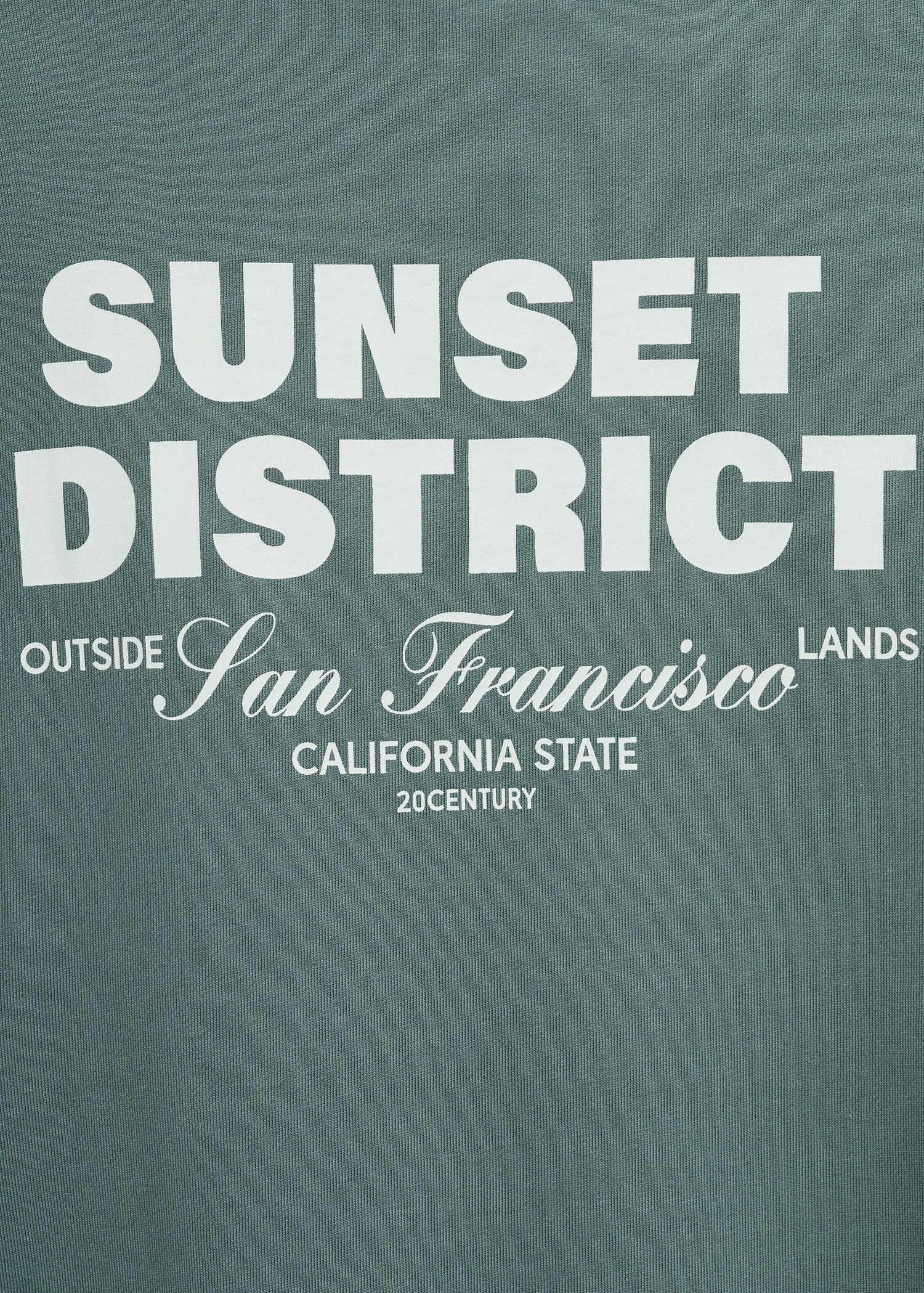Baumwoll-Sweatshirt mit kombiniertem Printmuster - Detail des Artikels 8