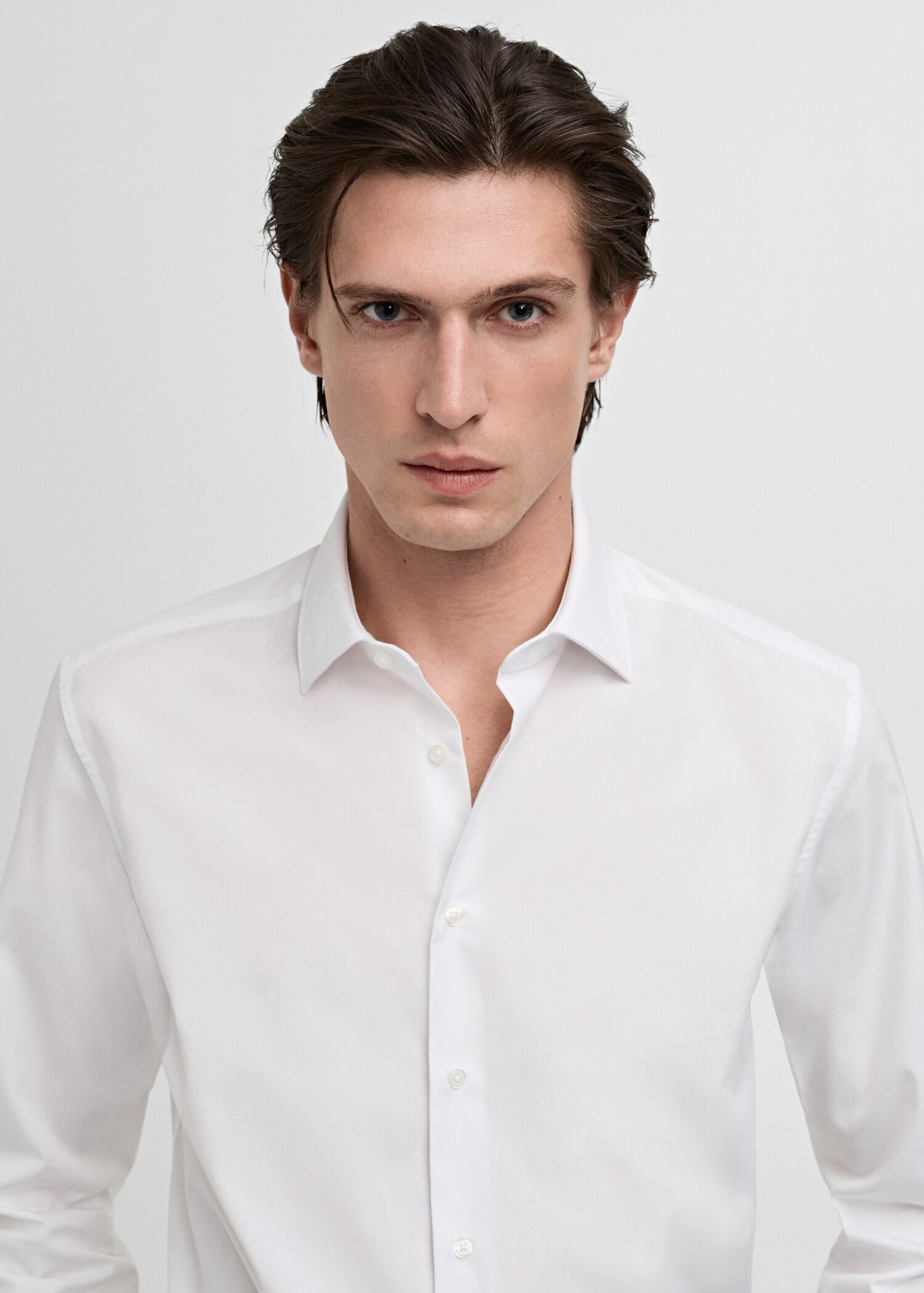Chemise costume slim-fit popeline coton - Détail de l'article 1