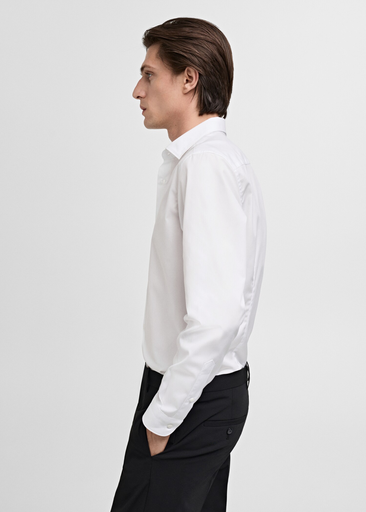Chemise costume slim-fit popeline coton - Détail de l'article 2