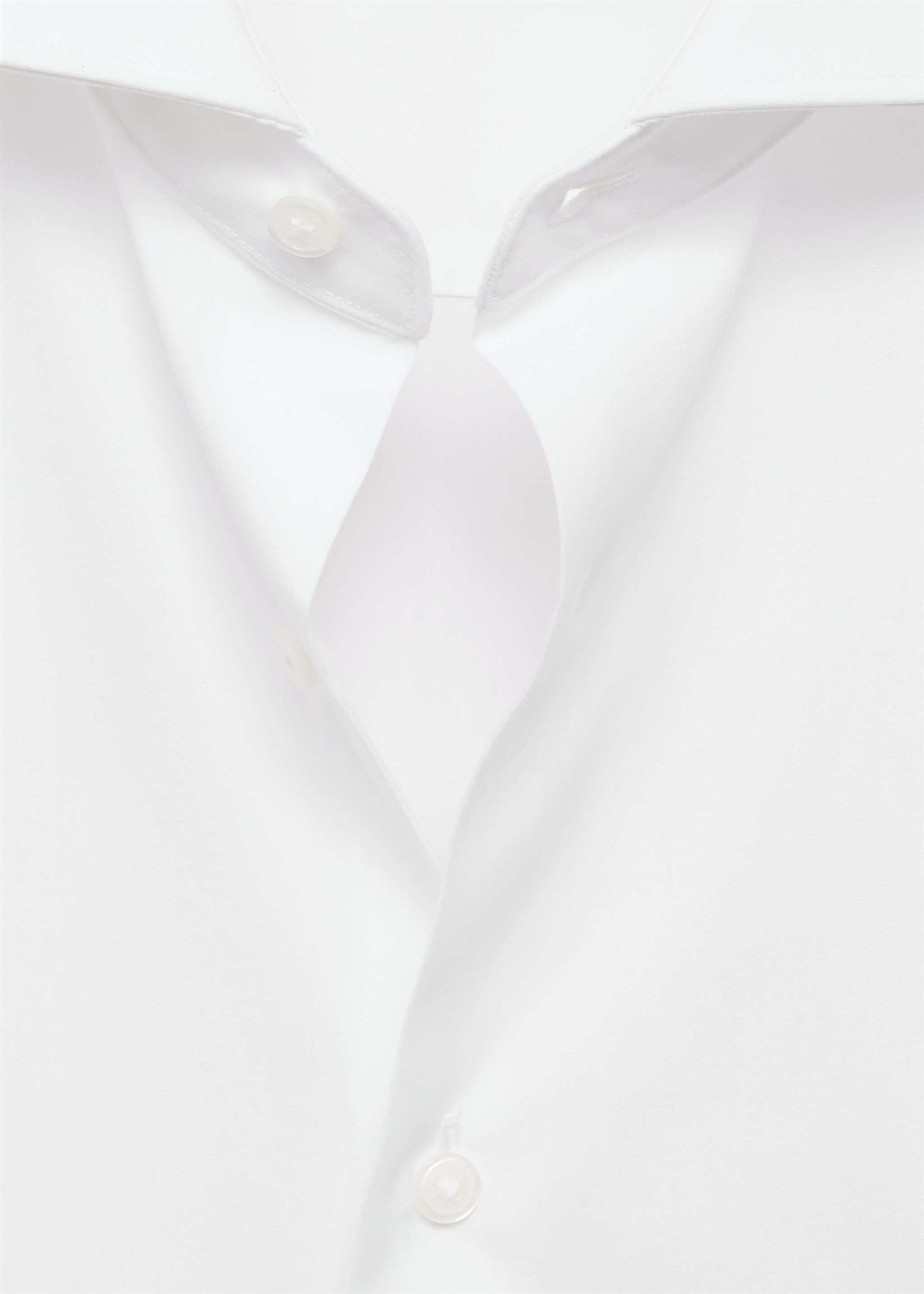 Camisa de fato de algodão e popelina slim fit - Pormenor do artigo 8