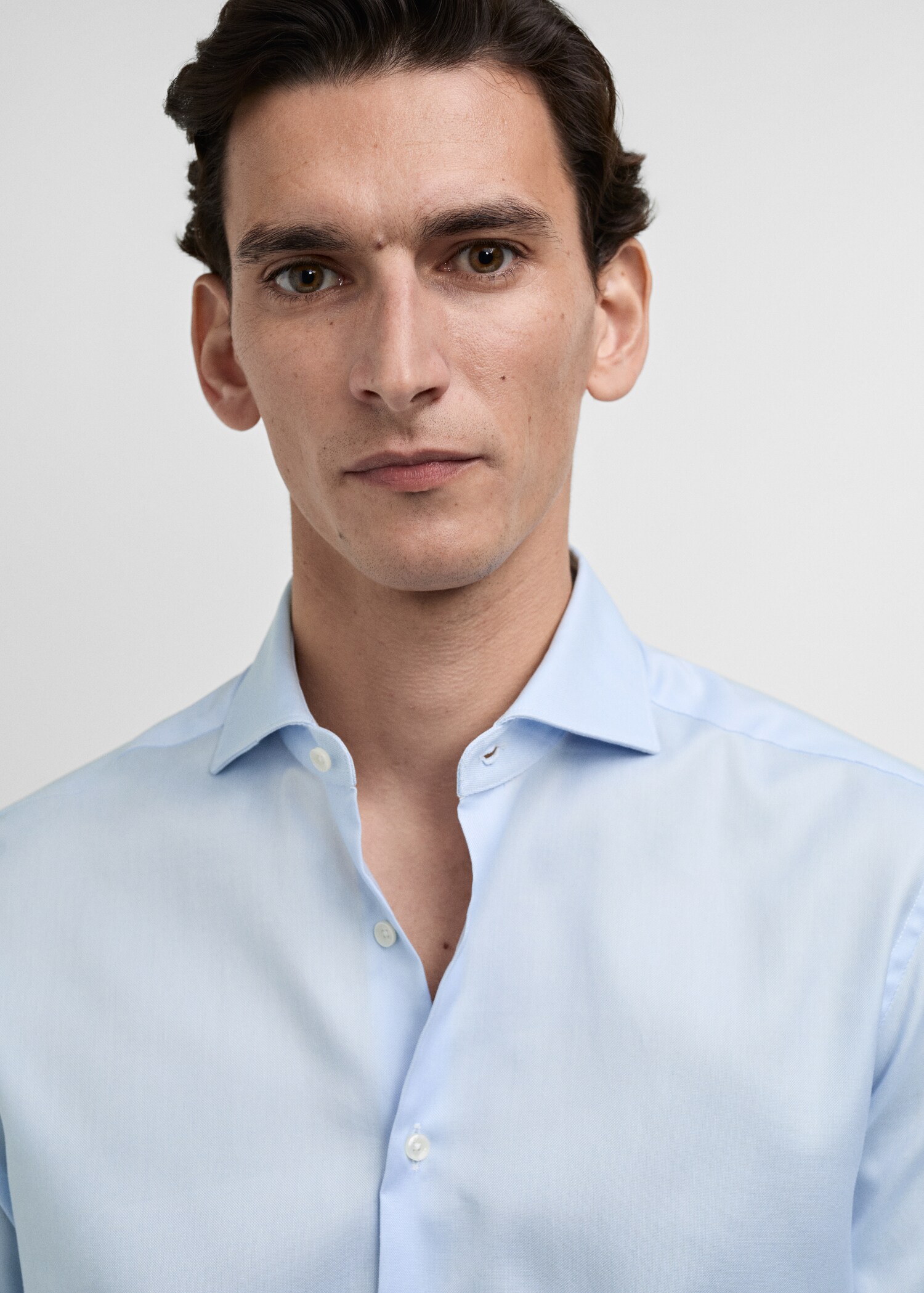 Chemise costume slim-fit popeline coton - Détail de l'article 1