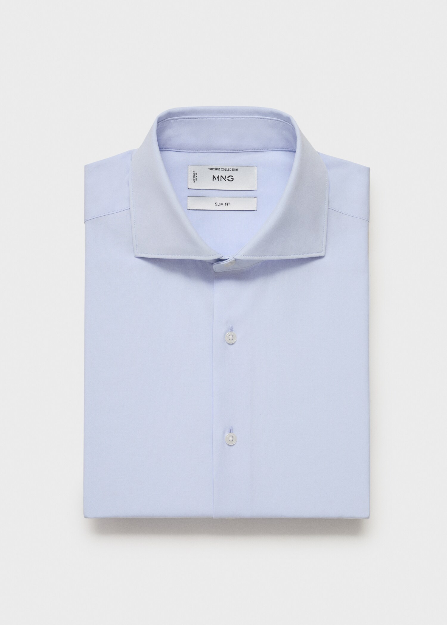 Camisa traje slim fit algodón popelín - Detalle del artículo 9