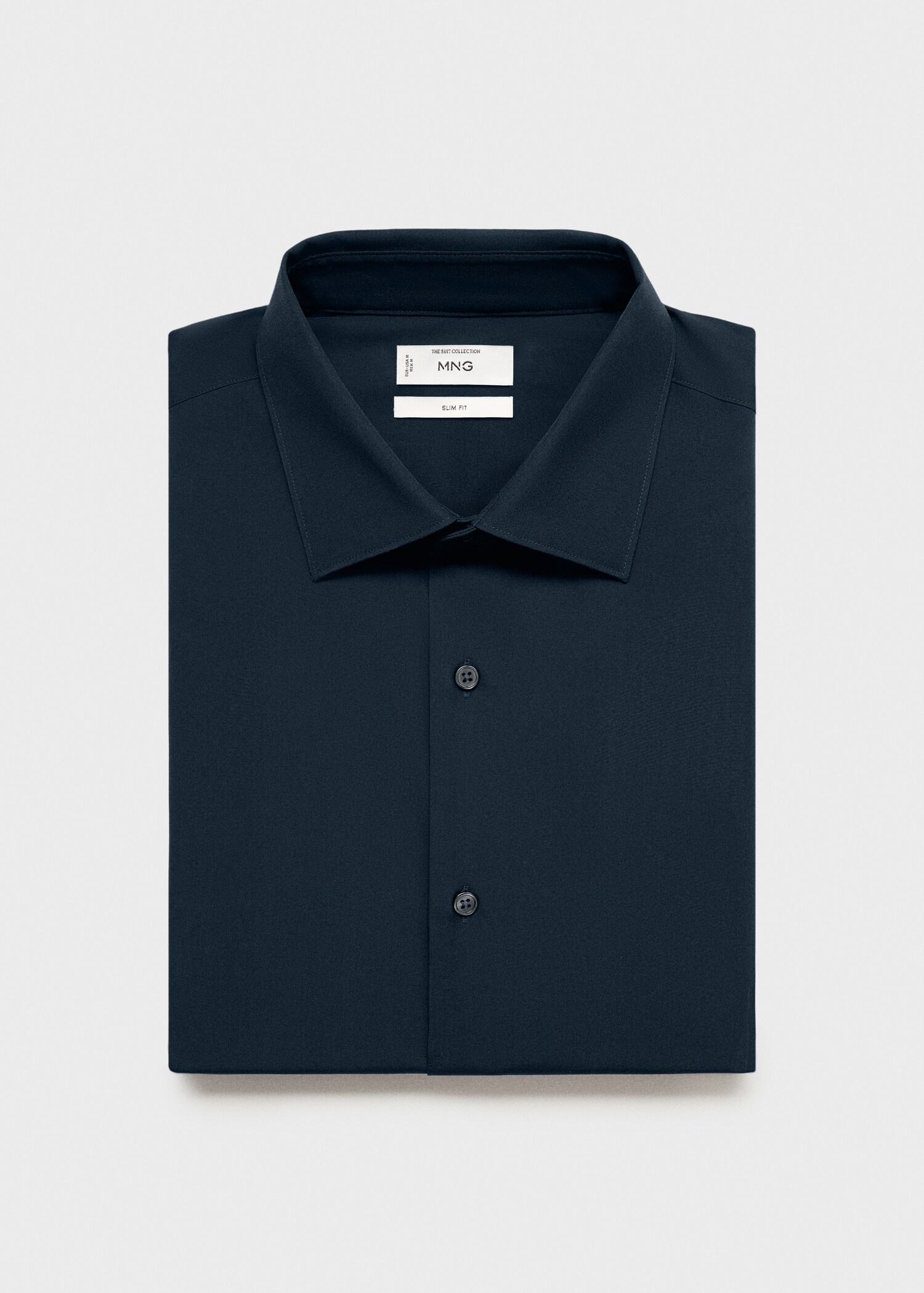Camisa traje slim fit algodón popelín - Detalle del artículo 9