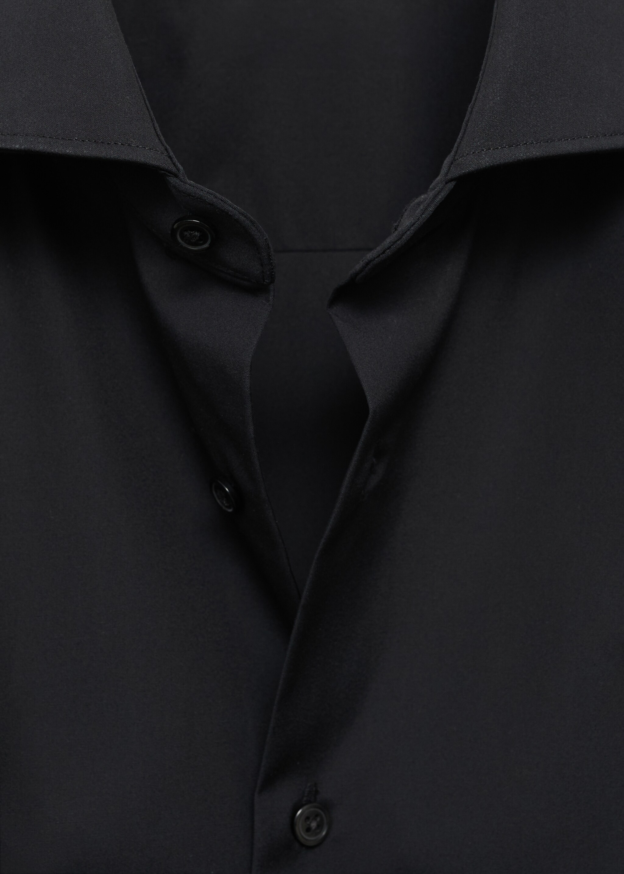 Slim-fit cotton poplin suit shirt - Details of the article 8