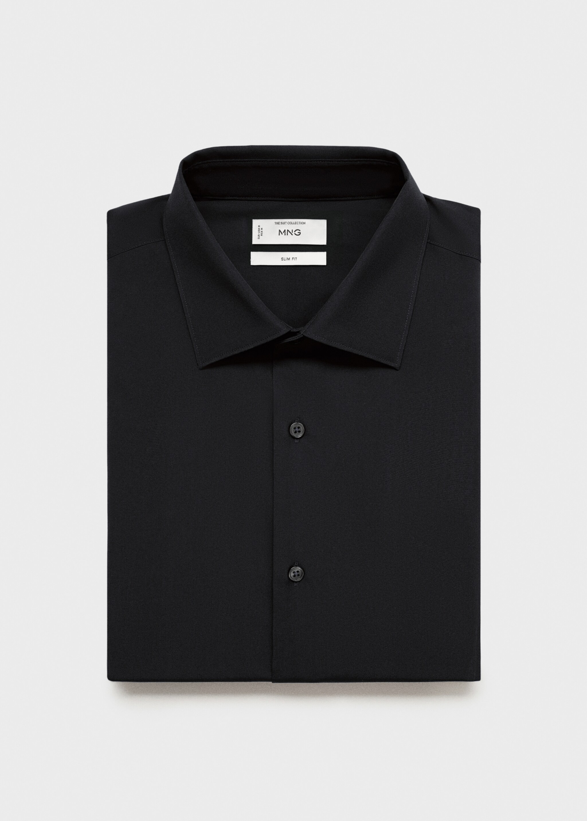 Slim-fit cotton poplin suit shirt - Details of the article 9