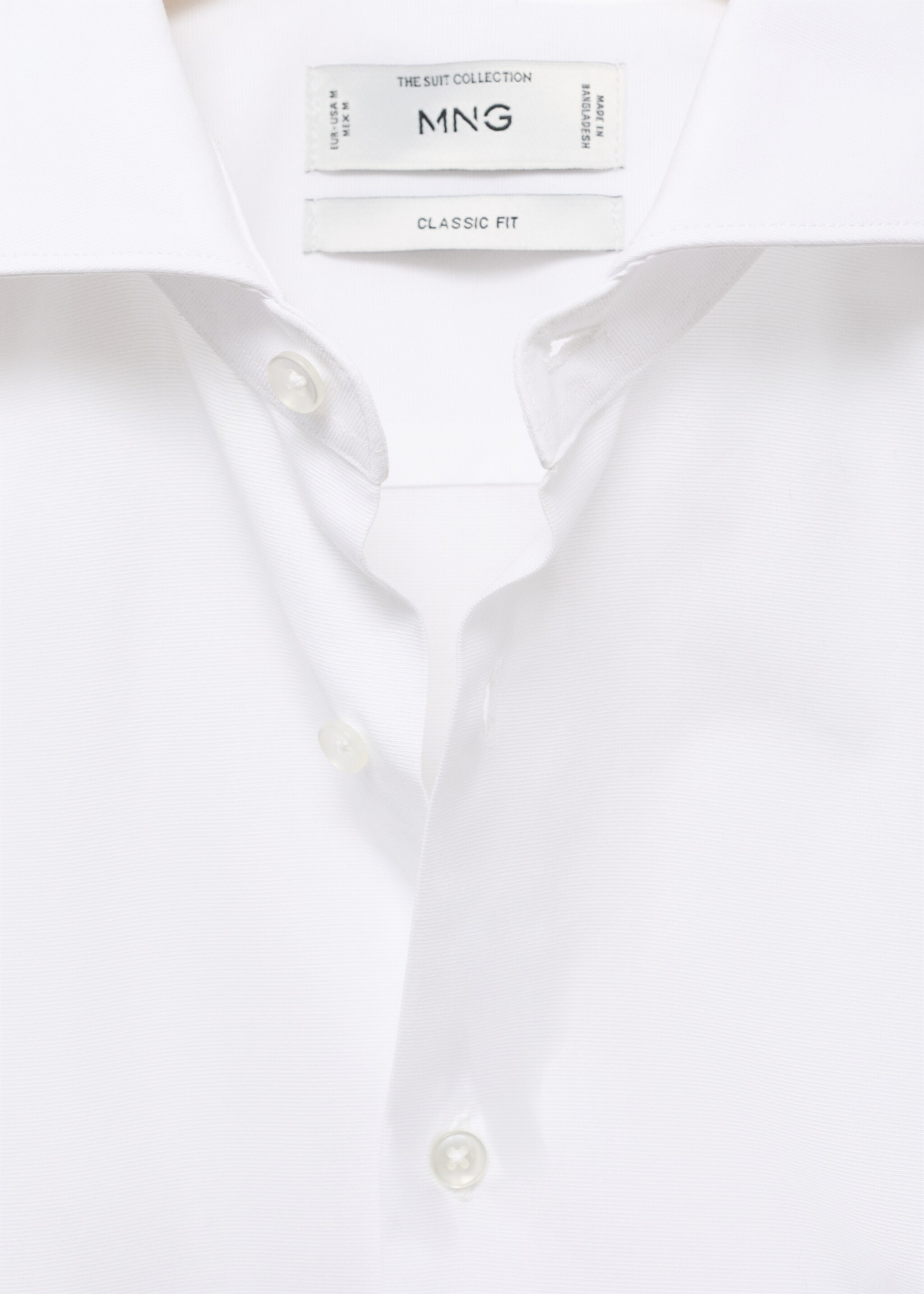 Camisa traje 100% algodón - Detalle del artículo 8, Blanco. Ref: 17061226-00.