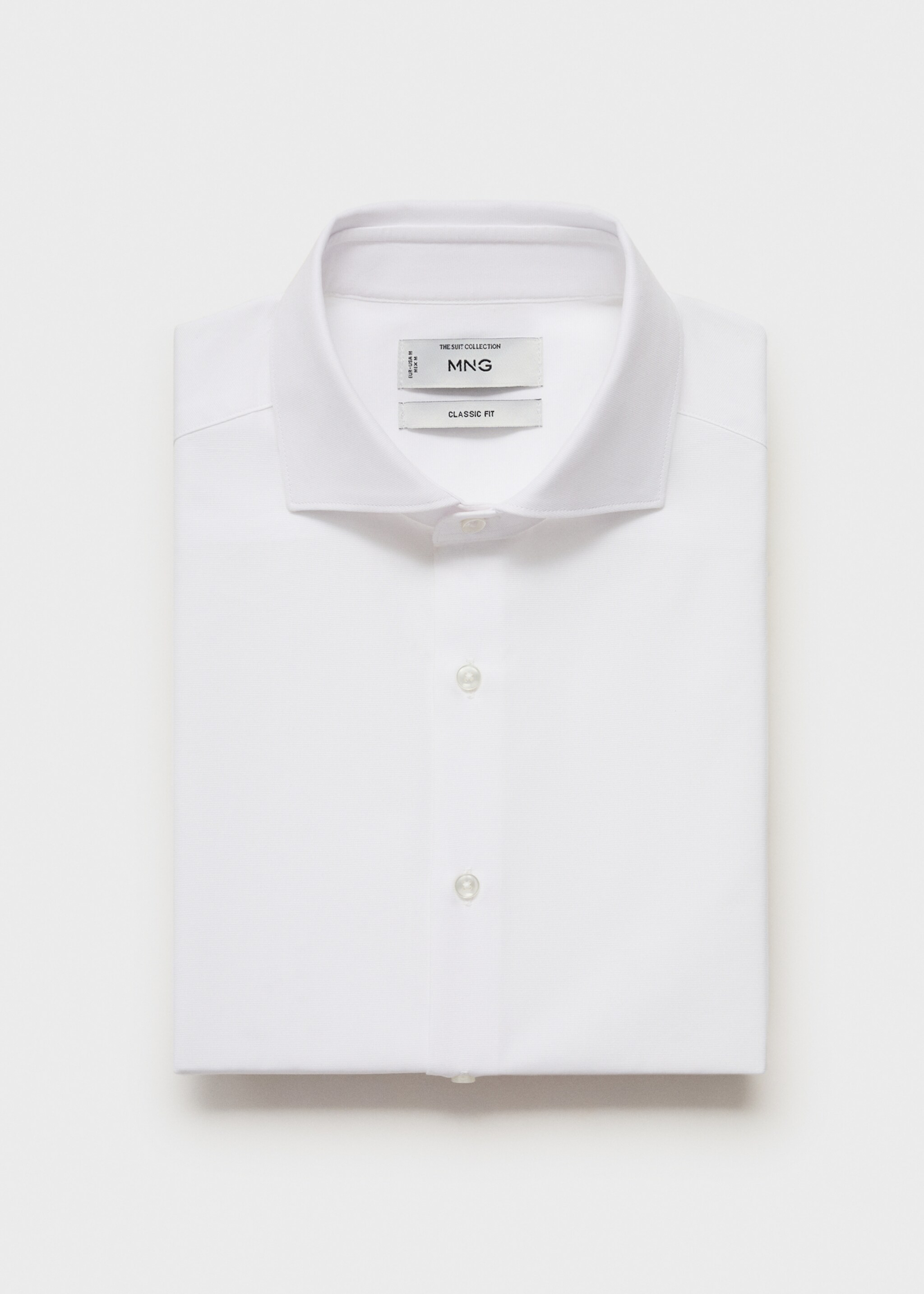 Camisa traje 100% algodón - Detalle del artículo 9, Blanco. Ref: 17061226-00.