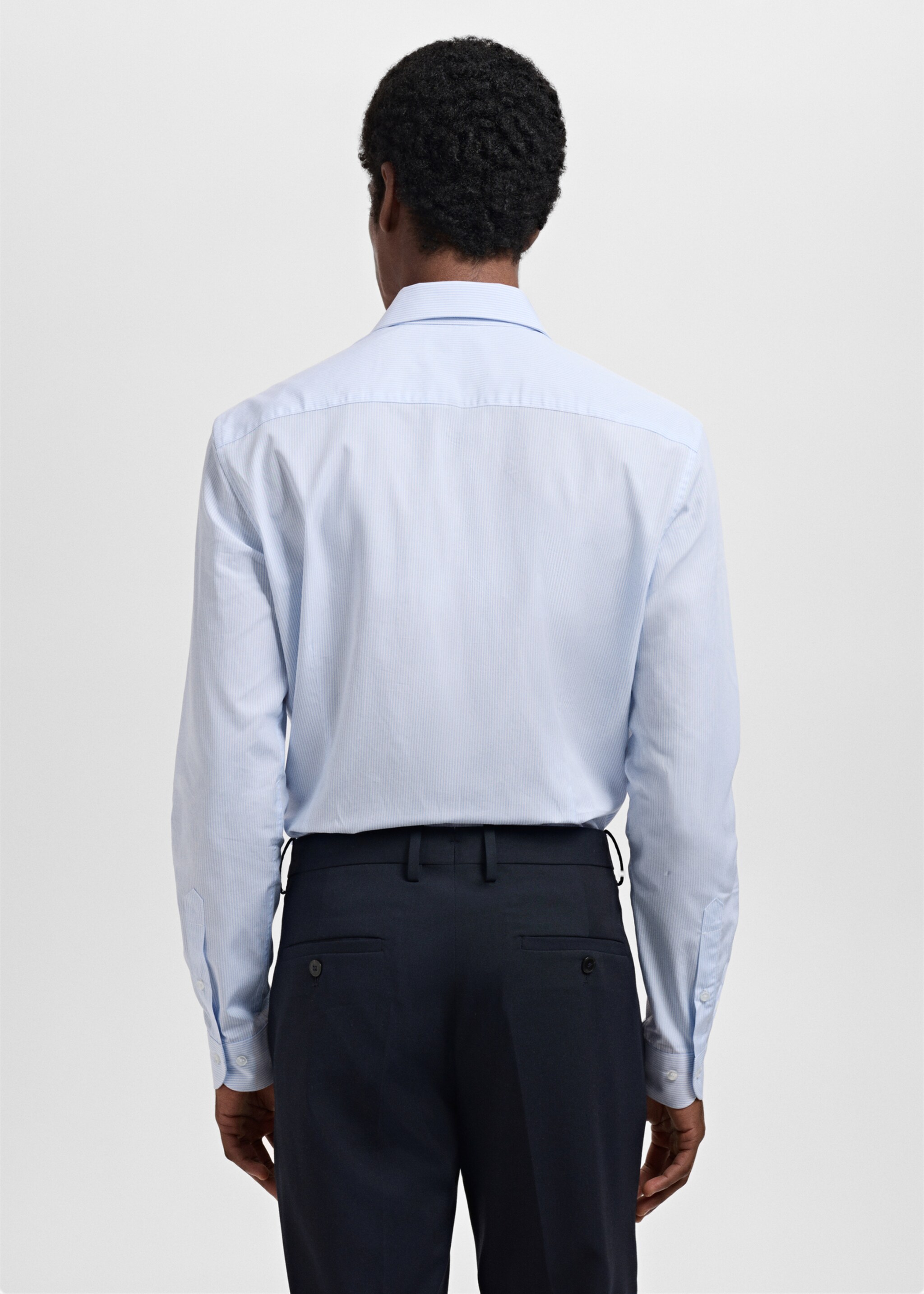 Camisa traje slim fit mil rayas - Reverso del artículo