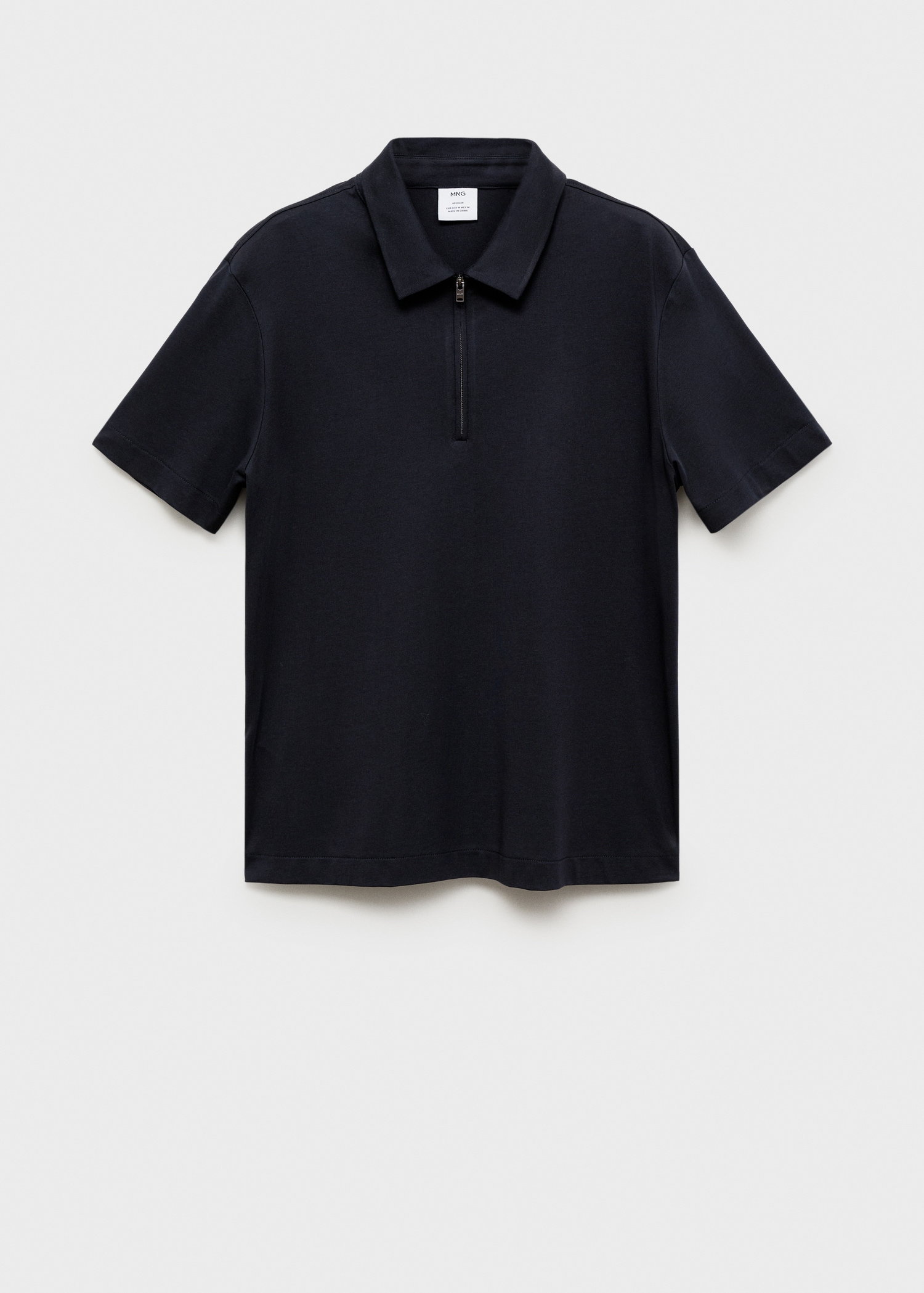 Polo de gola com fecho de correr - Artigo sem modelo