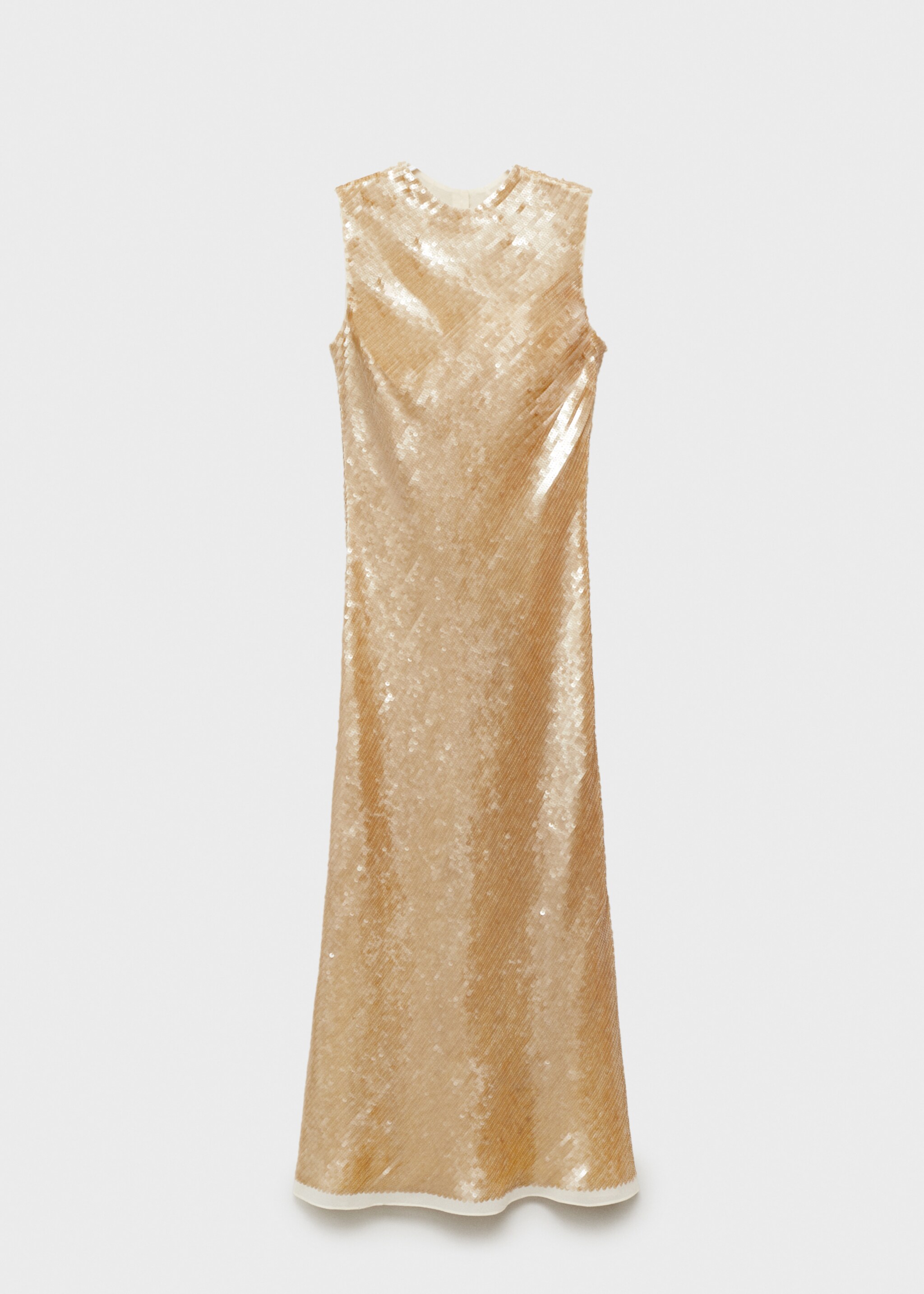 Vestido de lantejoulas com decote nas costas - Artigo sem modelo
