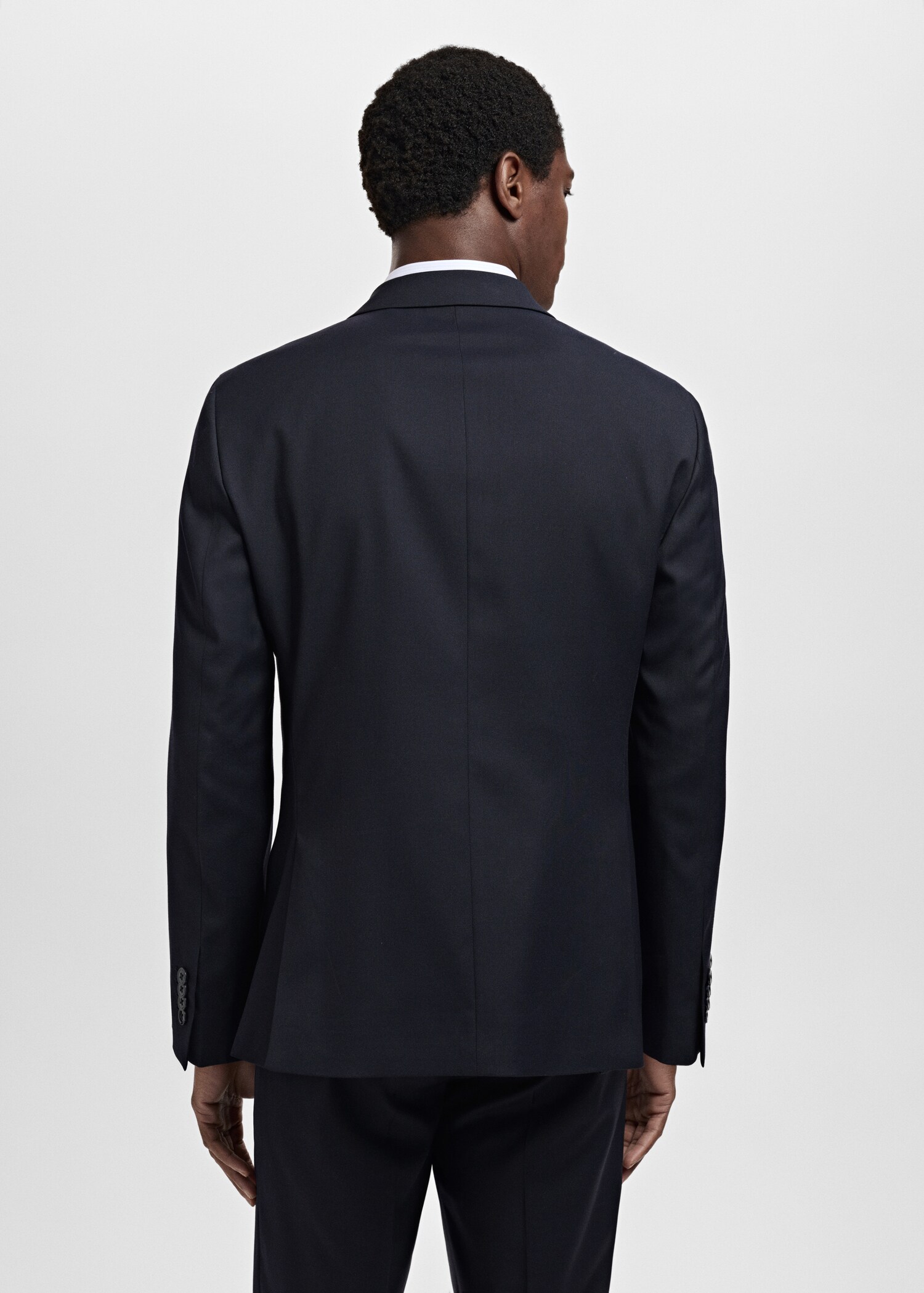 Milan slim-fit suit jacket - Reverse of the article