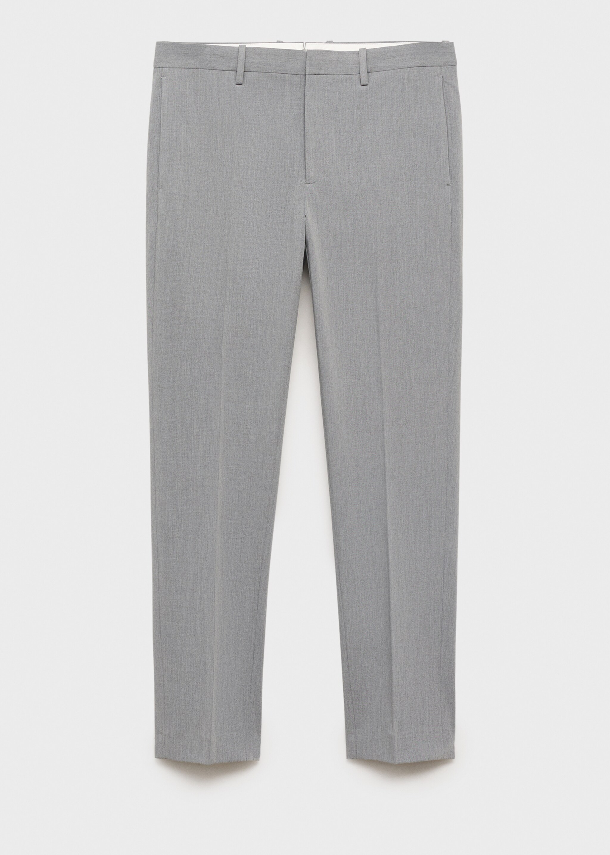 Stretch fabric super slim-fit suit trousers - Article without model