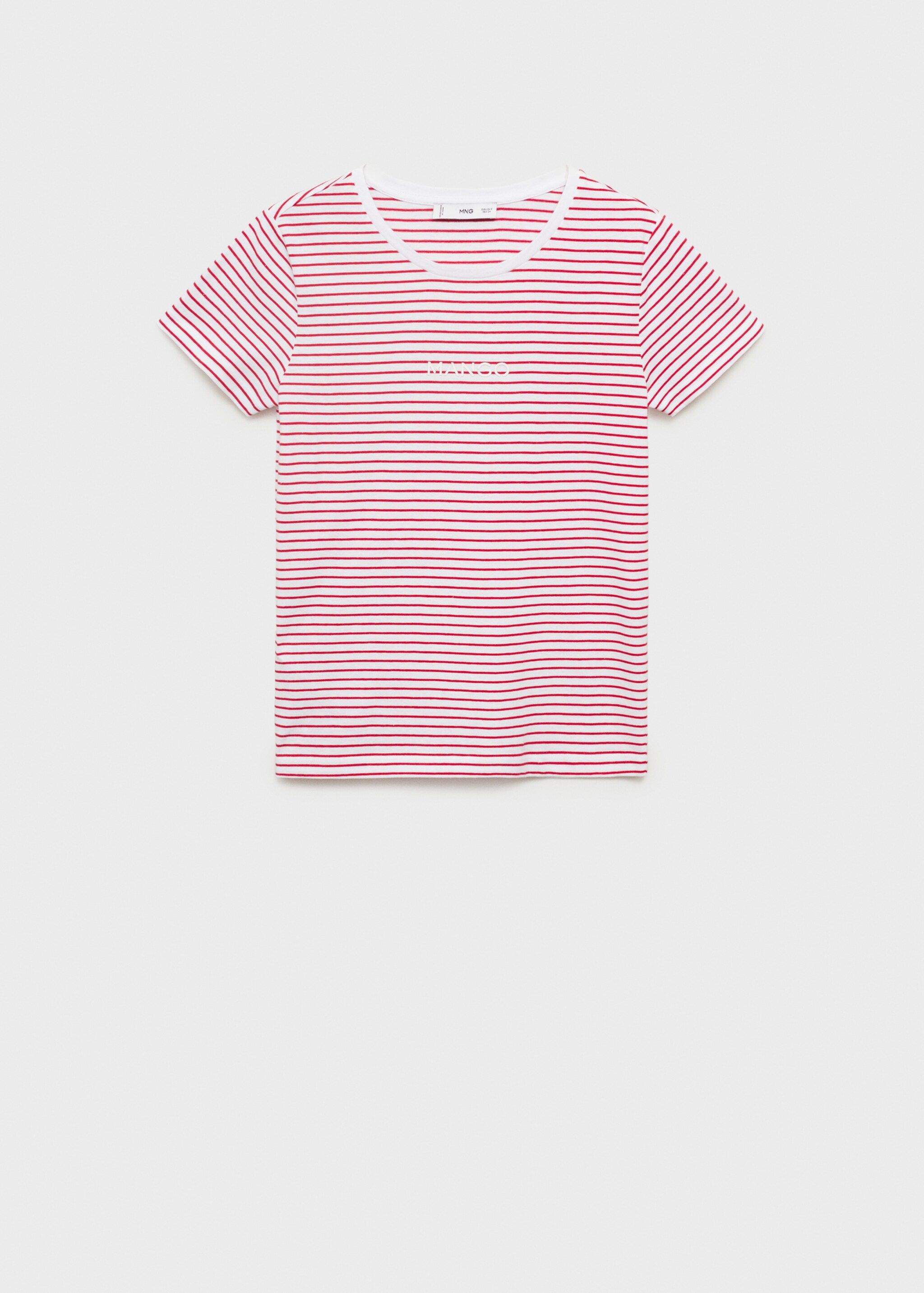 Striped logo T-shirt - Article without model