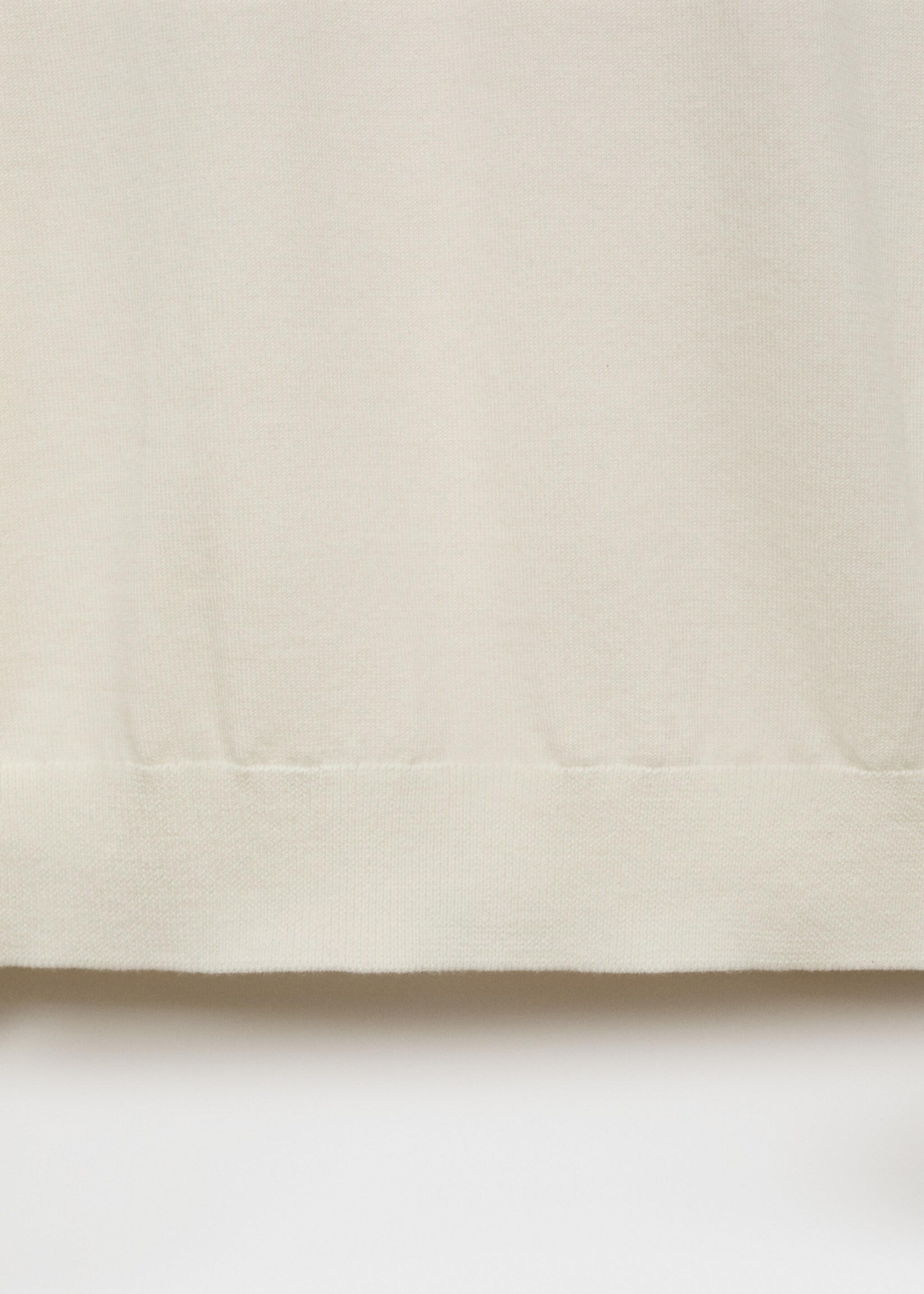 Cotton fine-knit t-shirt - Details of the article 0