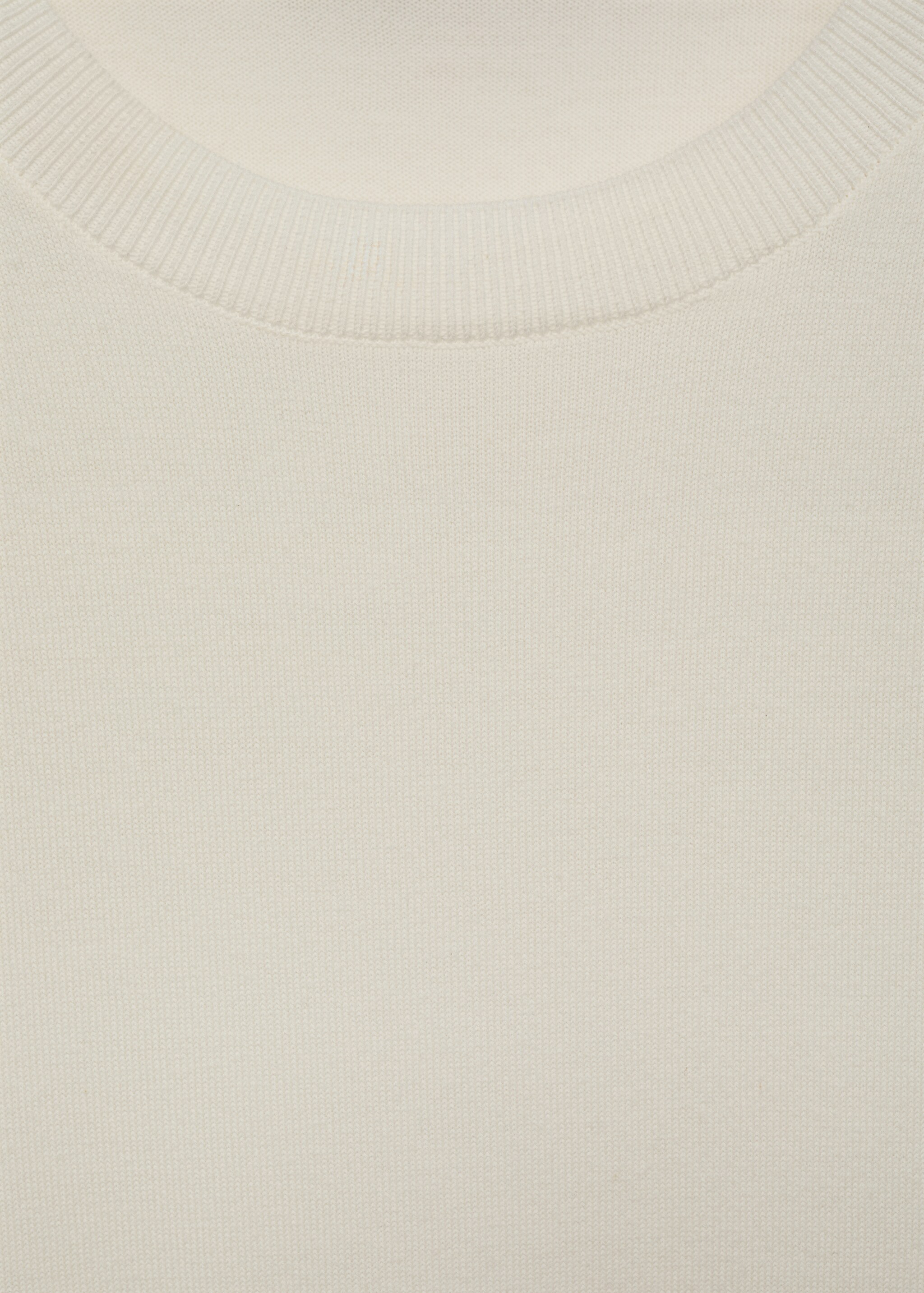 Cotton fine-knit t-shirt - Details of the article 8