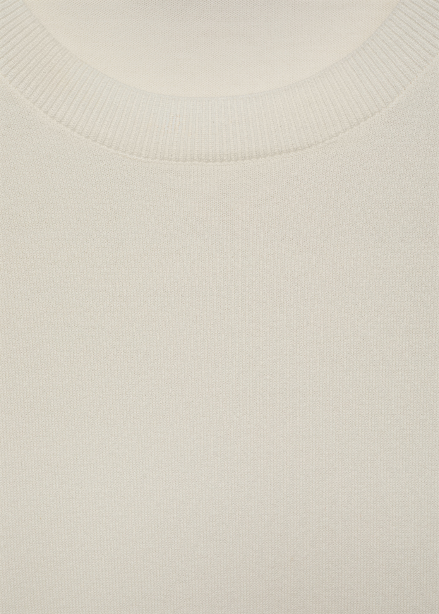 Cotton fine-knit t-shirt - Details of the article 8