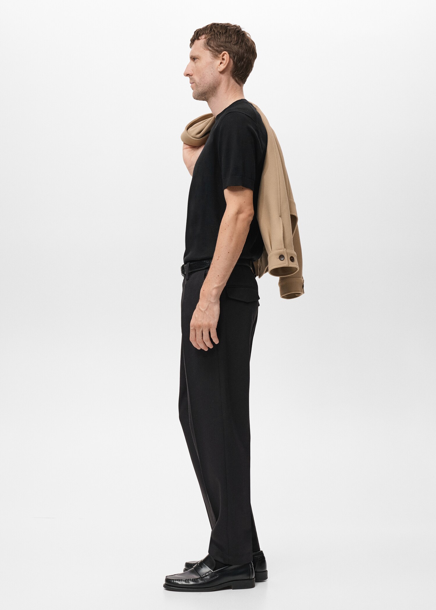 Cotton fine-knit t-shirt - Details of the article 2