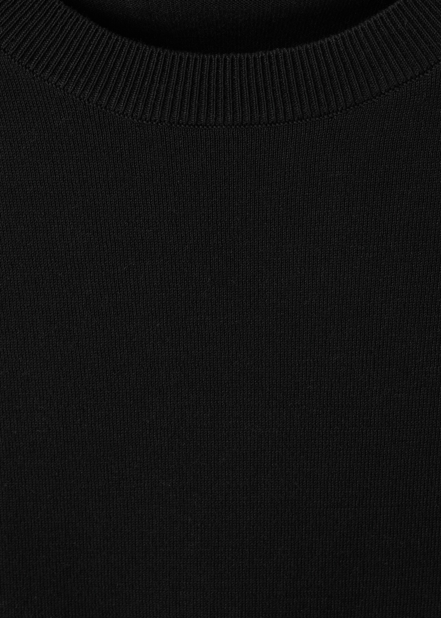 Cotton fine-knit t-shirt - Details of the article 8