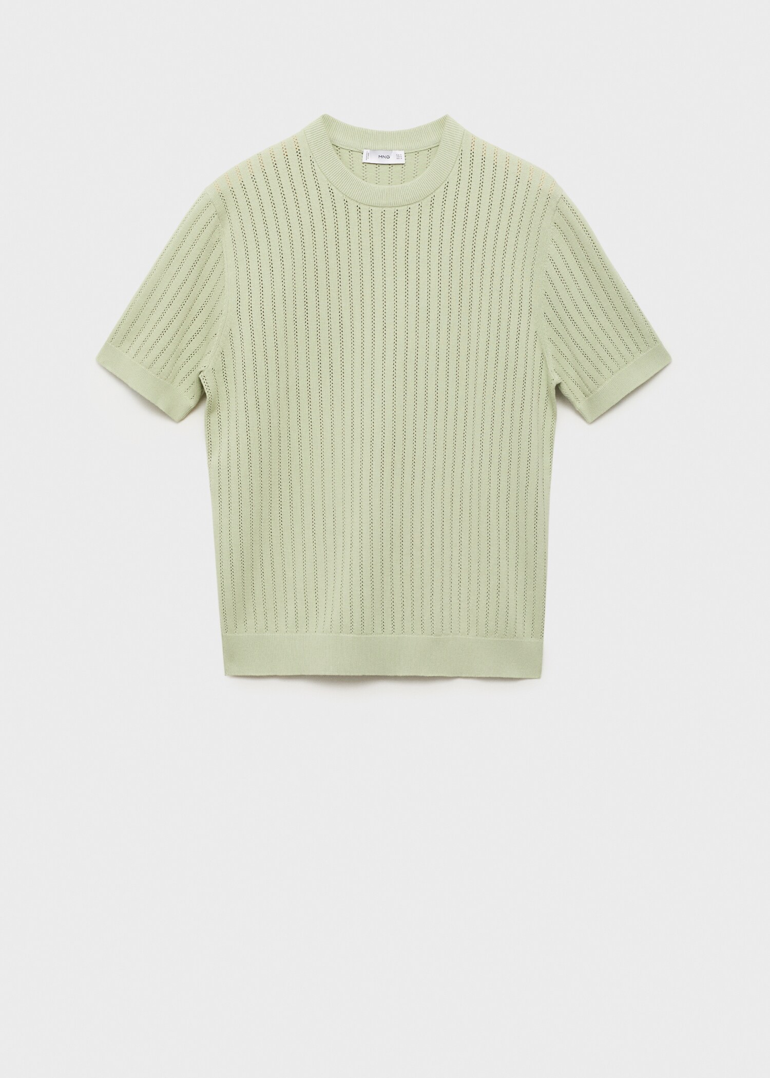 Camiseta algodón calada rayas - Artículo sin modelo