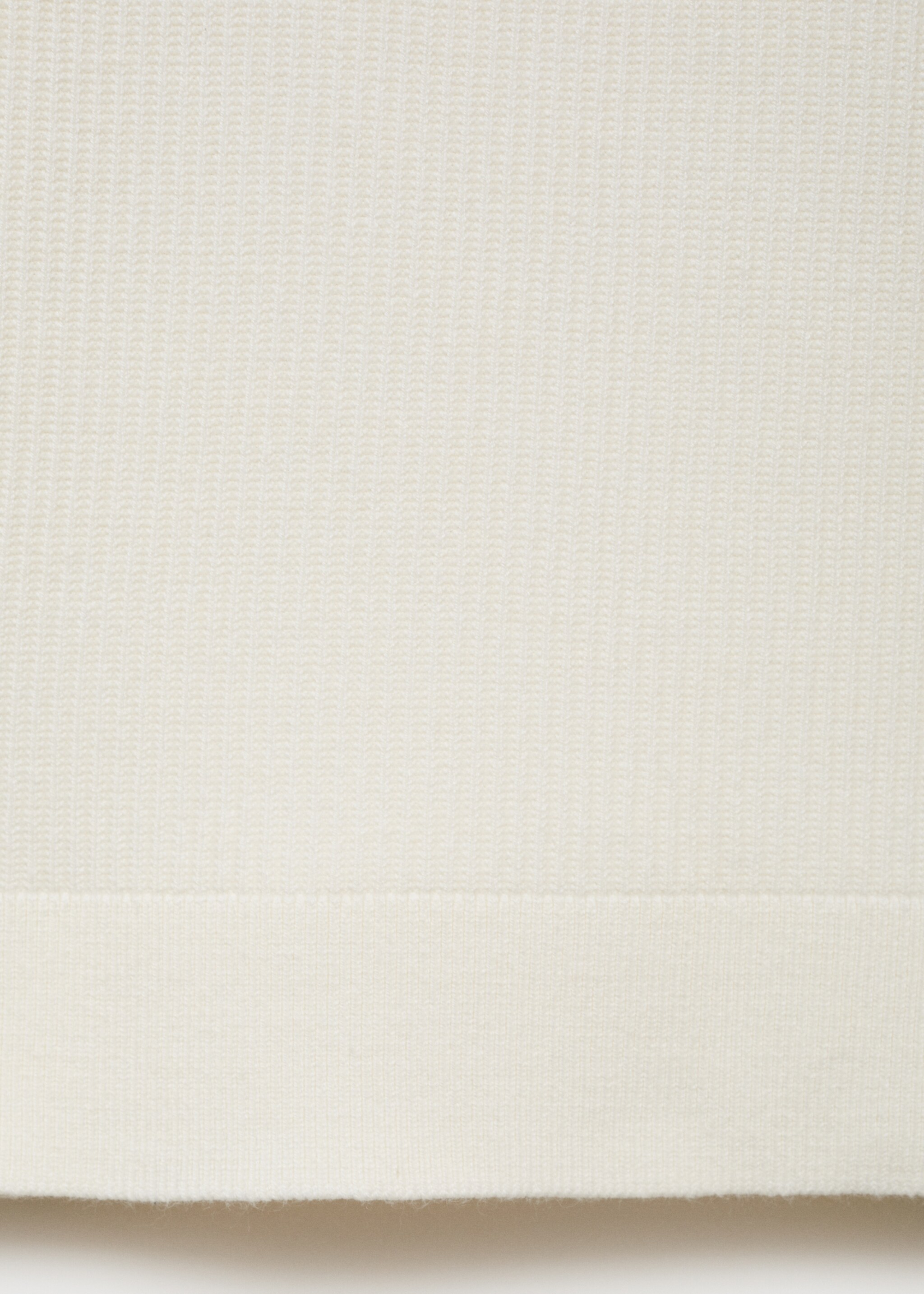 Fine rib-knit cotton sweater - Details of the article 0