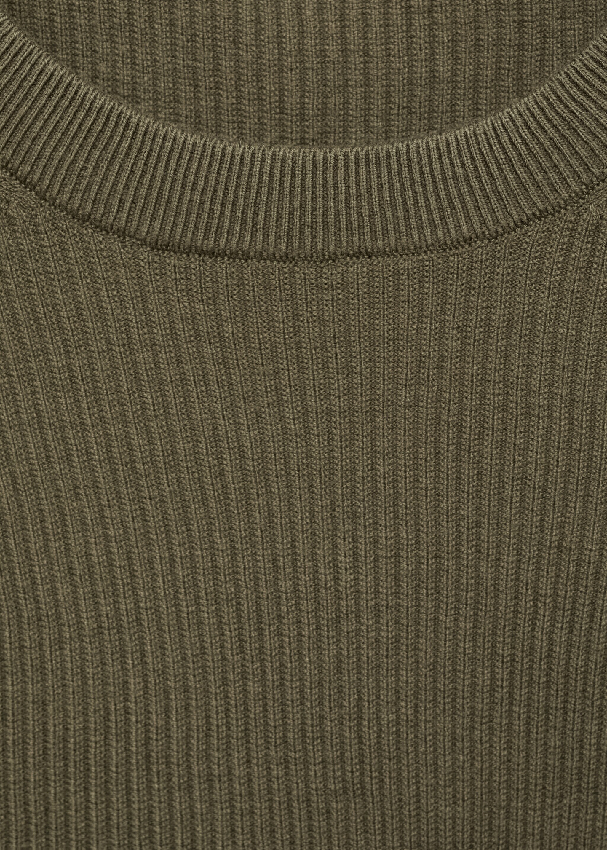 Fine rib-knit cotton sweater - Details of the article 8