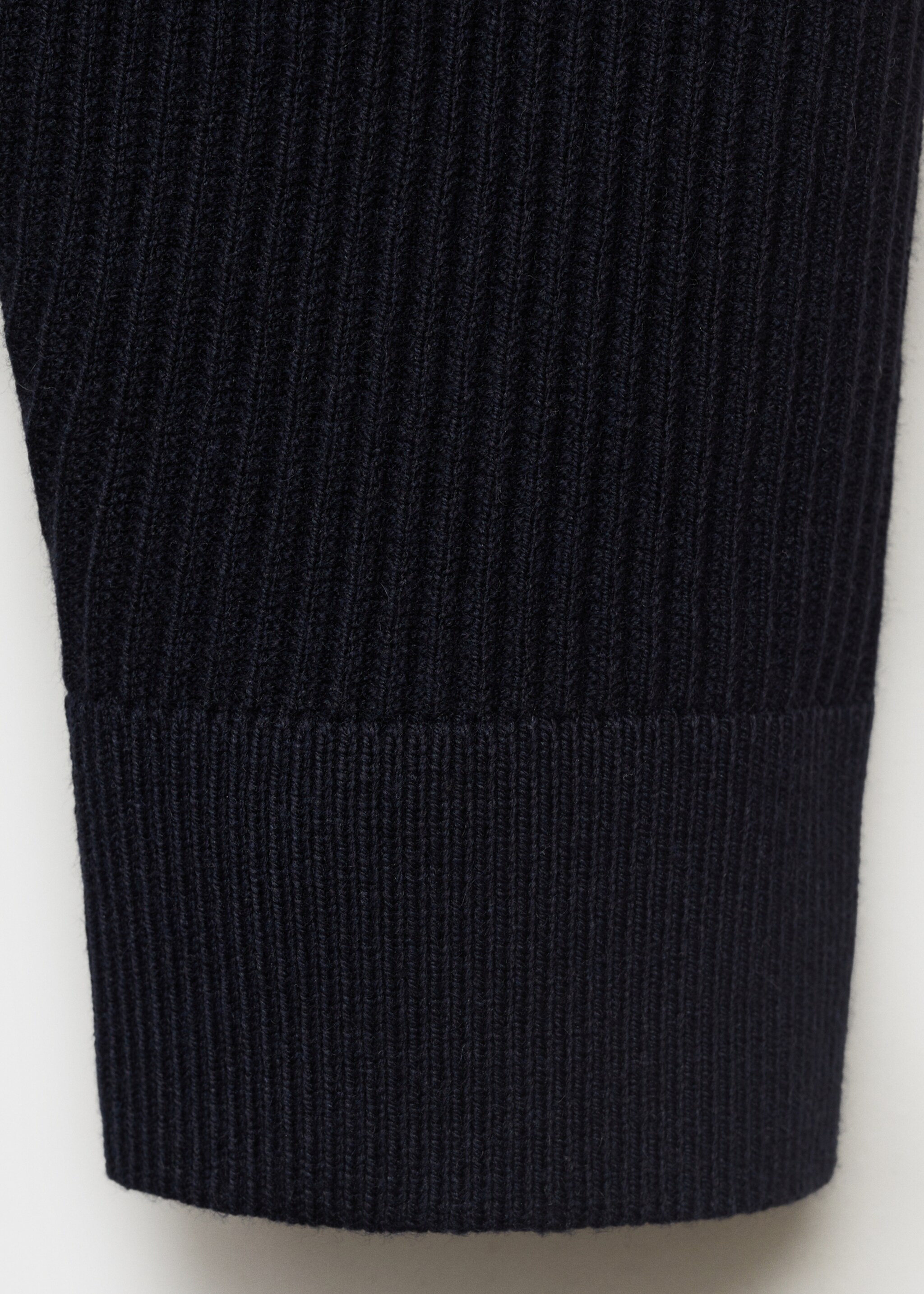Fine rib-knit cotton sweater - Details of the article 0