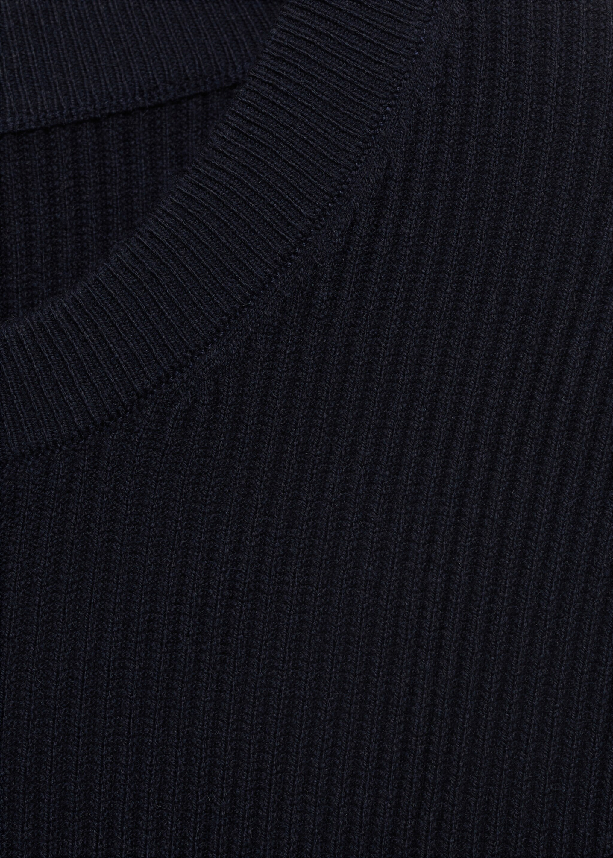 Fine rib-knit cotton sweater - Details of the article 8