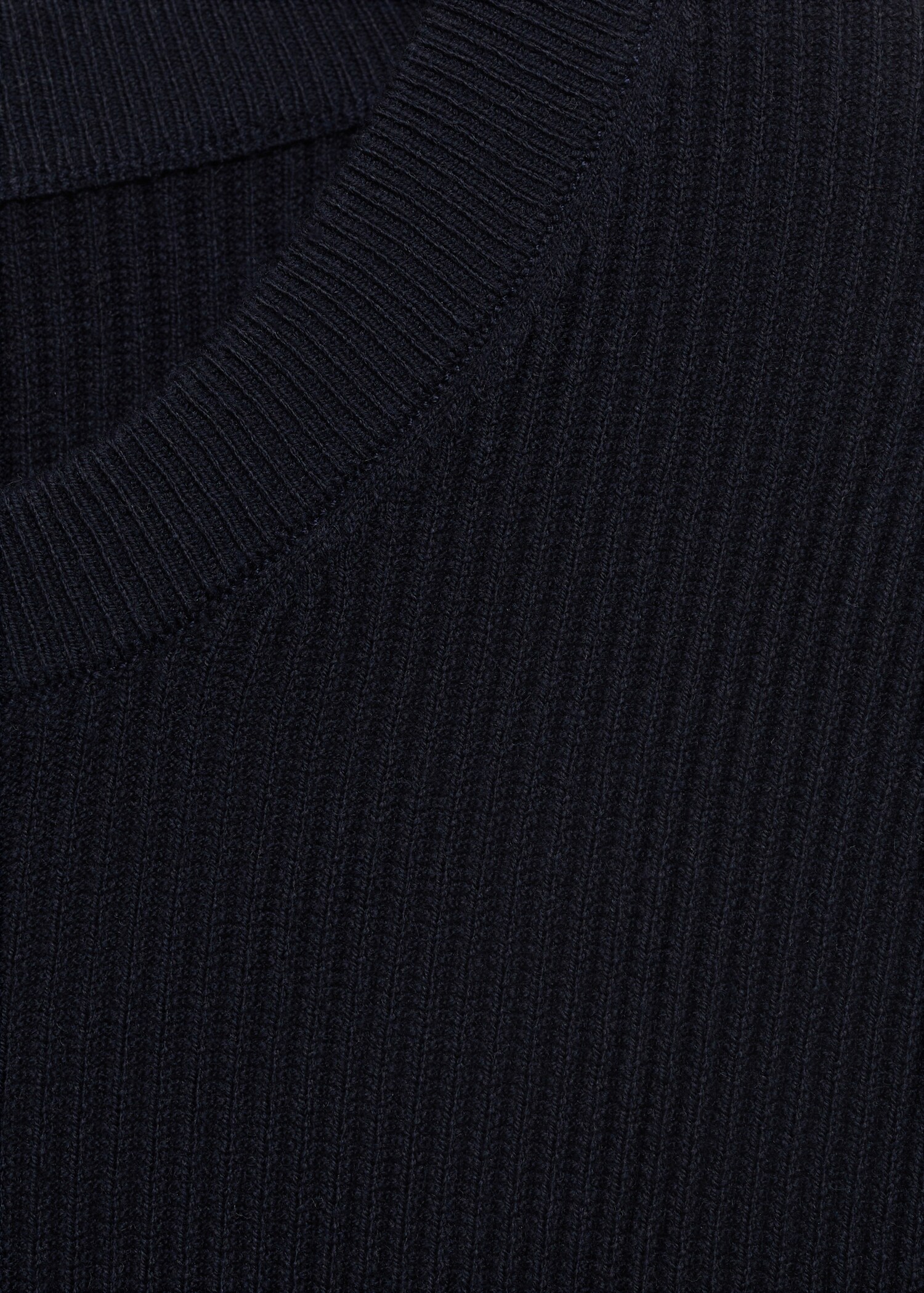Fine rib-knit cotton sweater - Details of the article 8