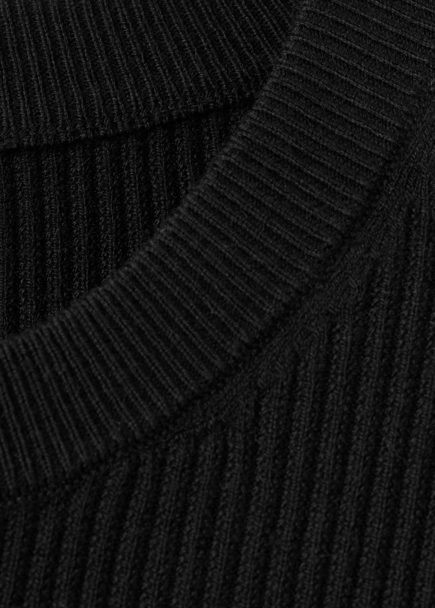 Feinstrickpullover aus Baumwolle mit Rippmuster - Detail des Artikels 8
