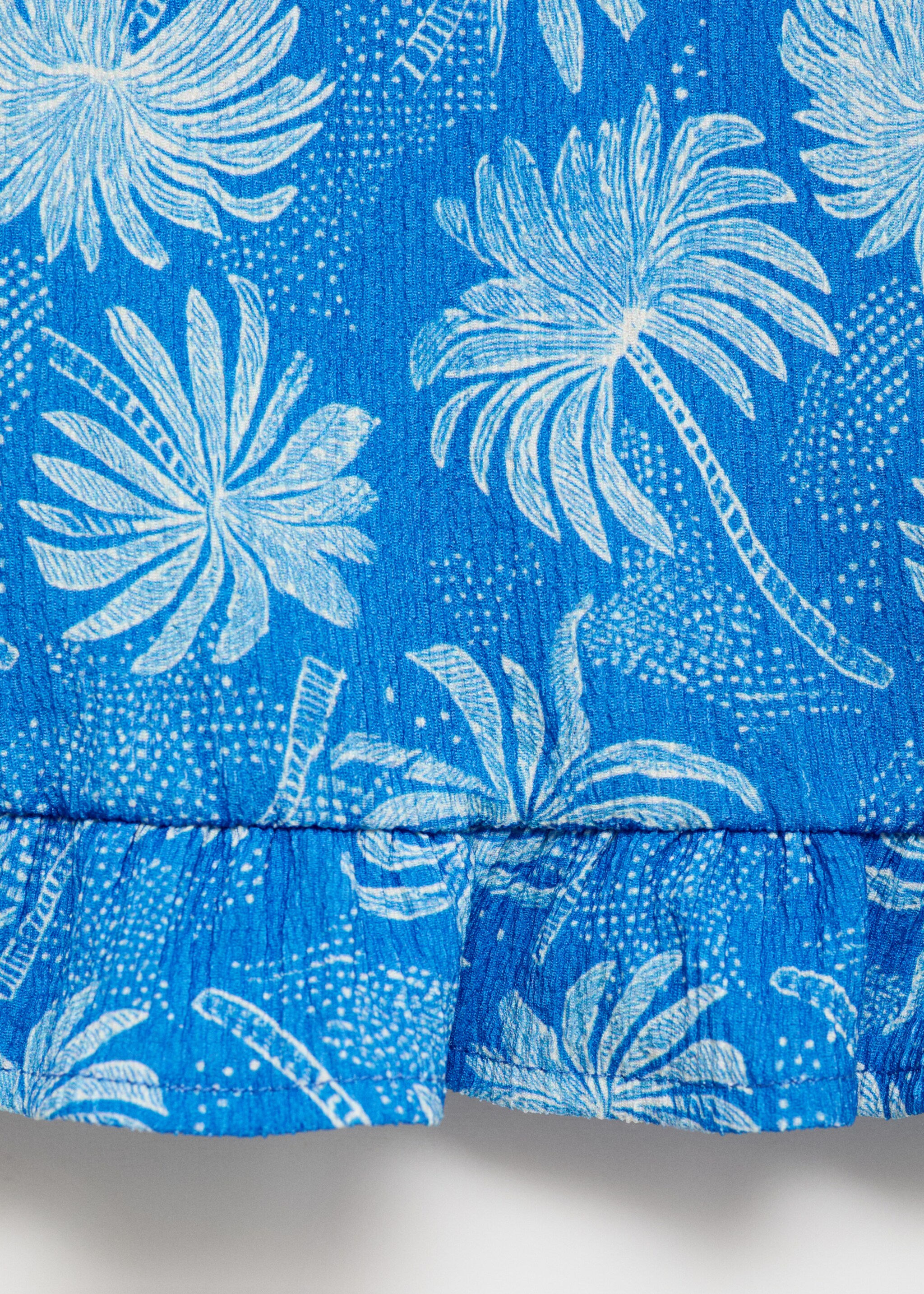 Printed ruffle top - Details of the article 0