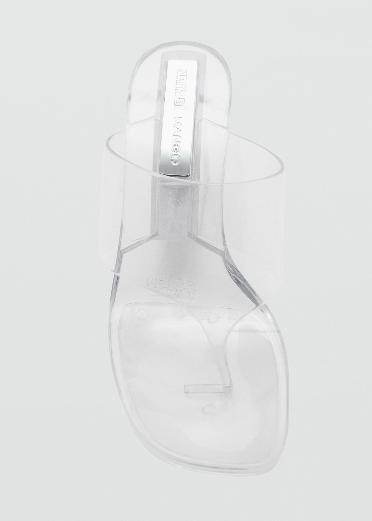 Transparent vinyl wedge sandals - Details of the article 2