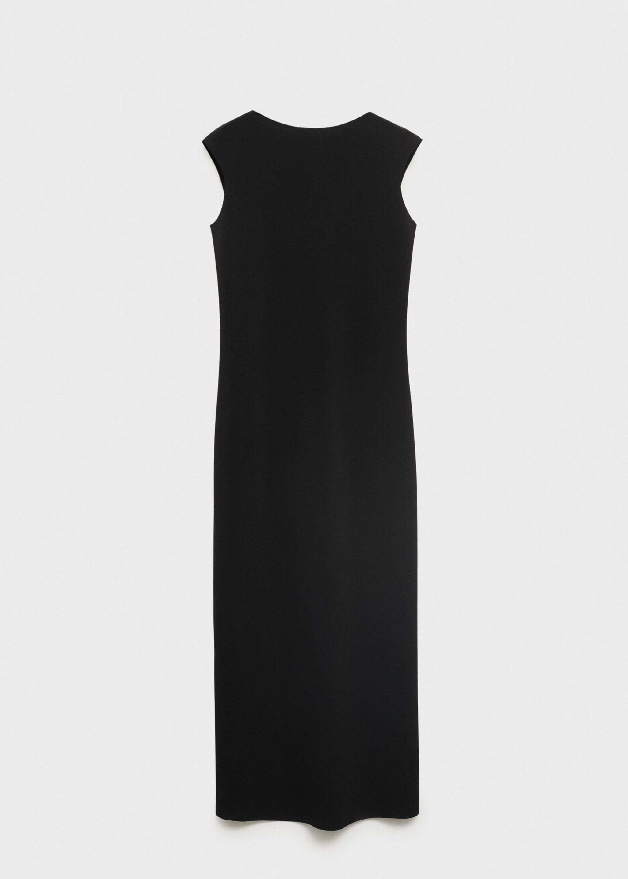 Rochie midi cu deschidere la spate - Articol fără model