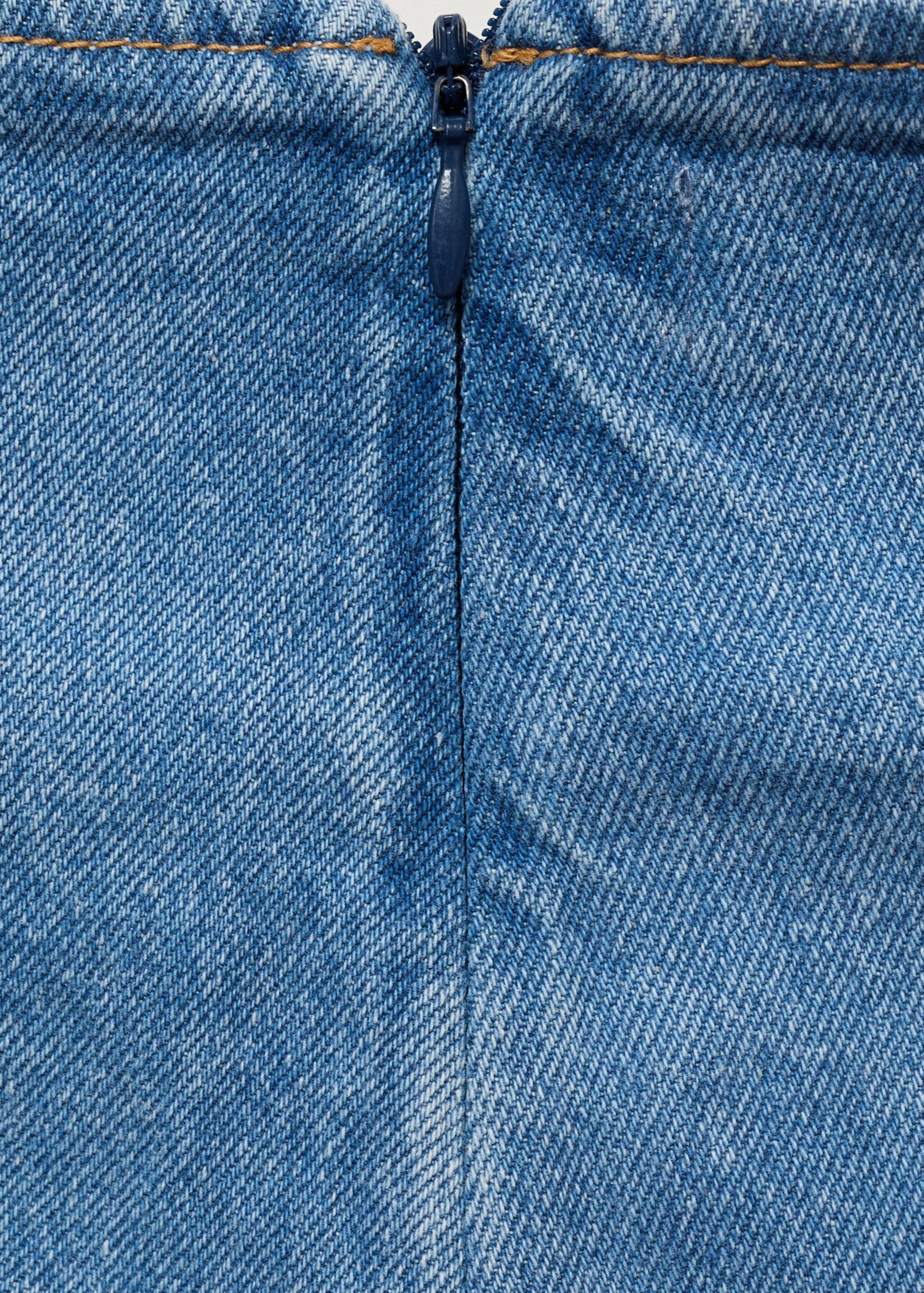 Überschlagene Denim-Rockhose - Detail des Artikels 0
