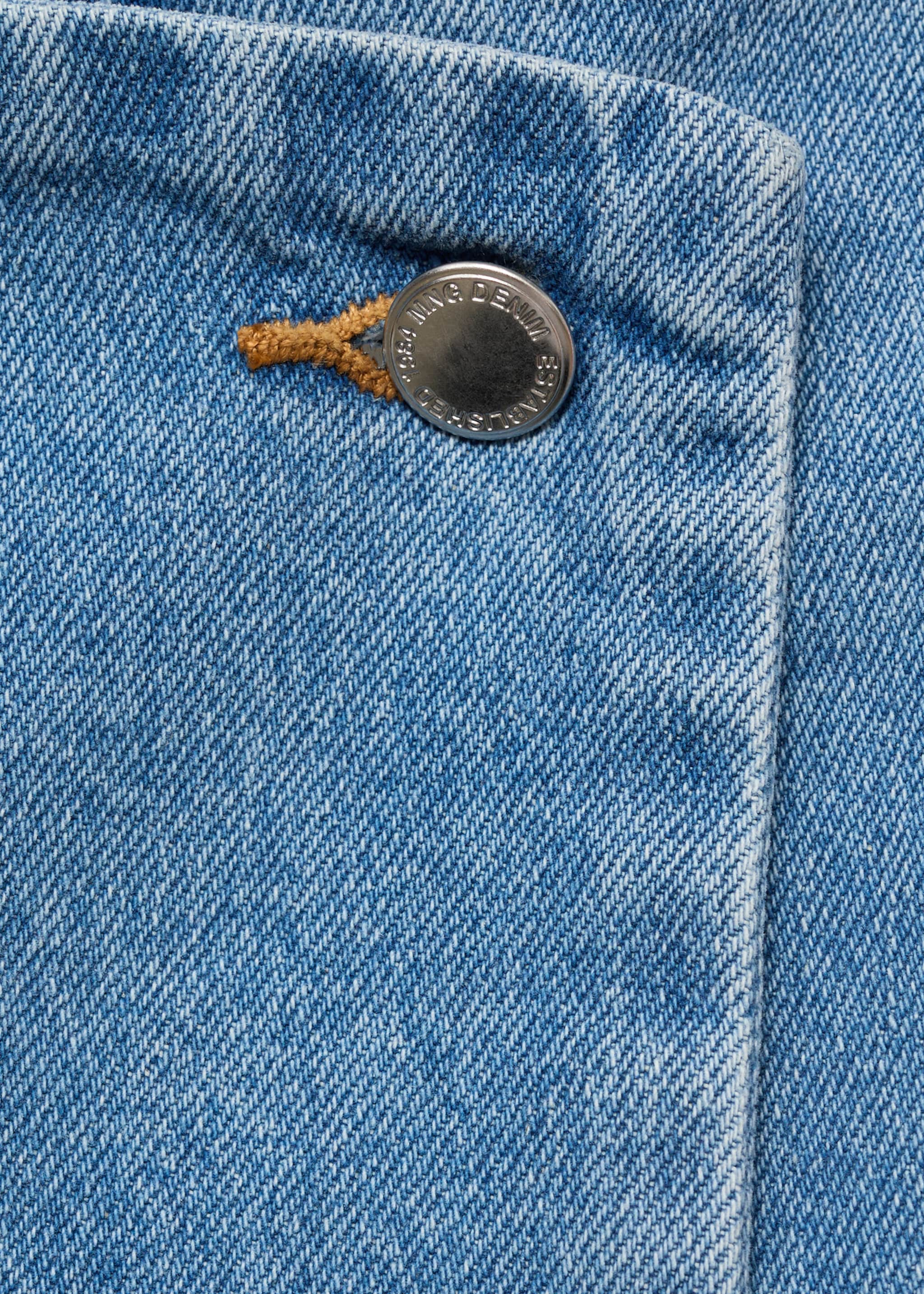 Überschlagene Denim-Rockhose - Detail des Artikels 8