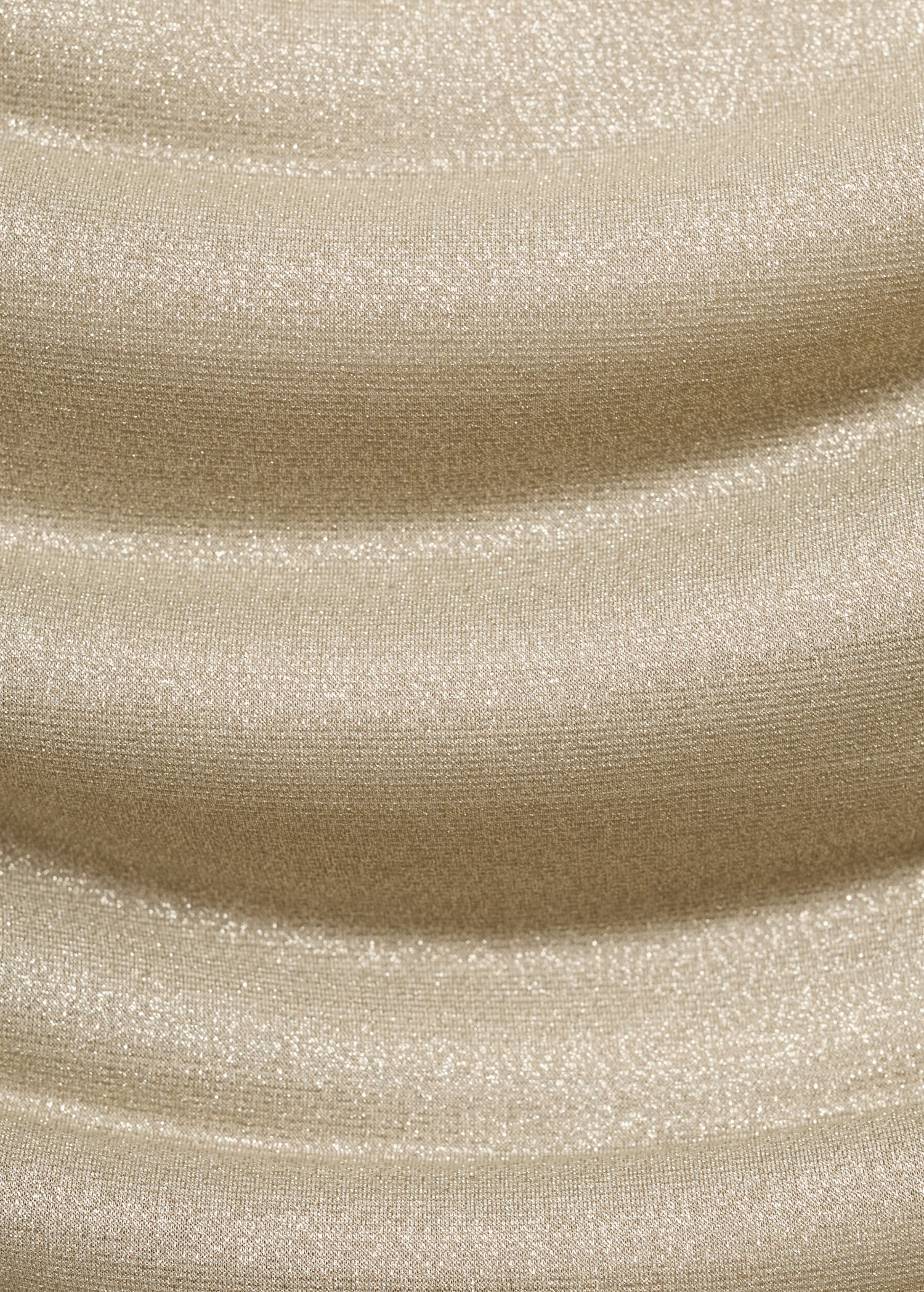 Lurex gathered skirt with cut-out - Details of the article 0