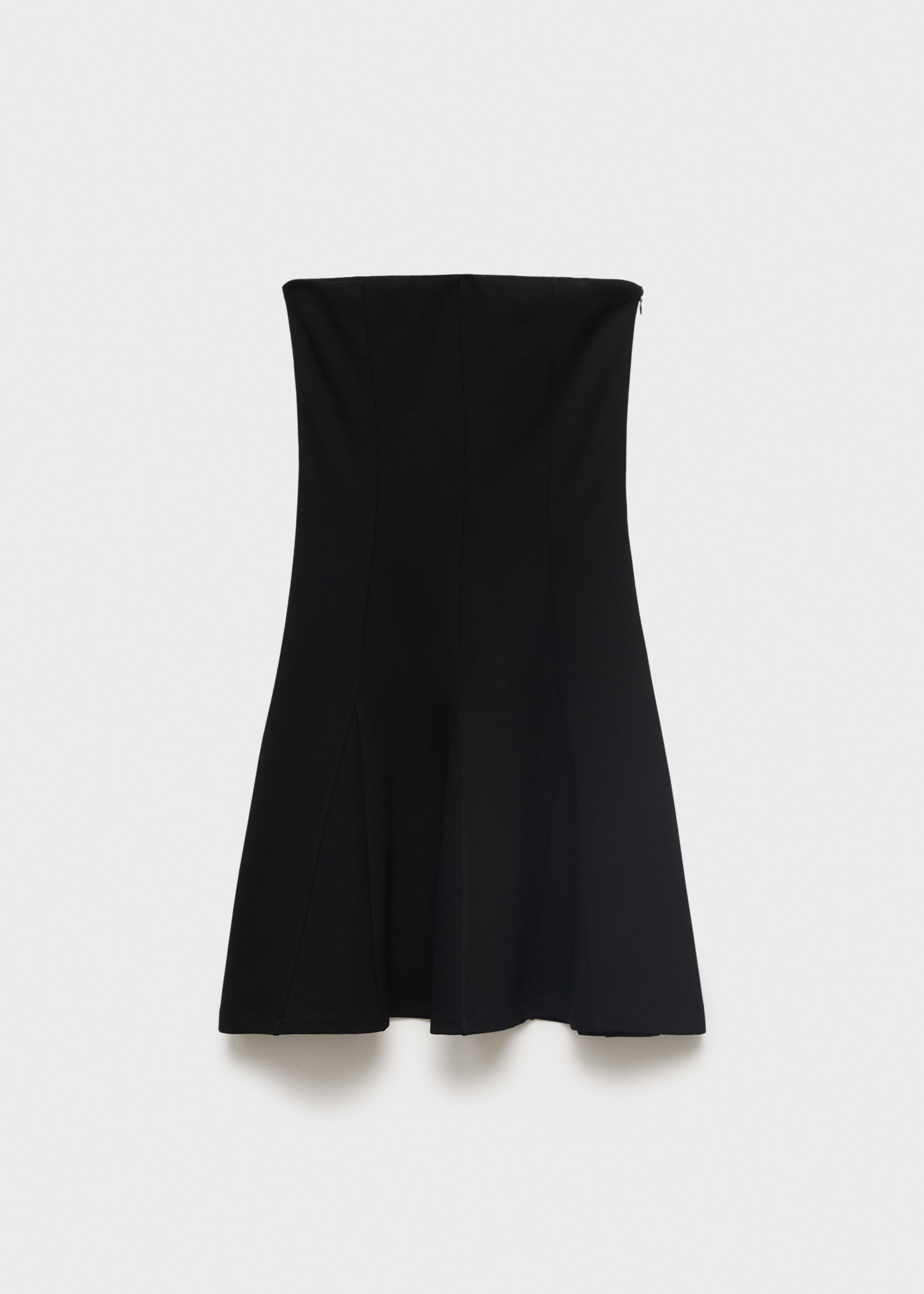 Robe bustier courte à plis plats - Article sans modèle