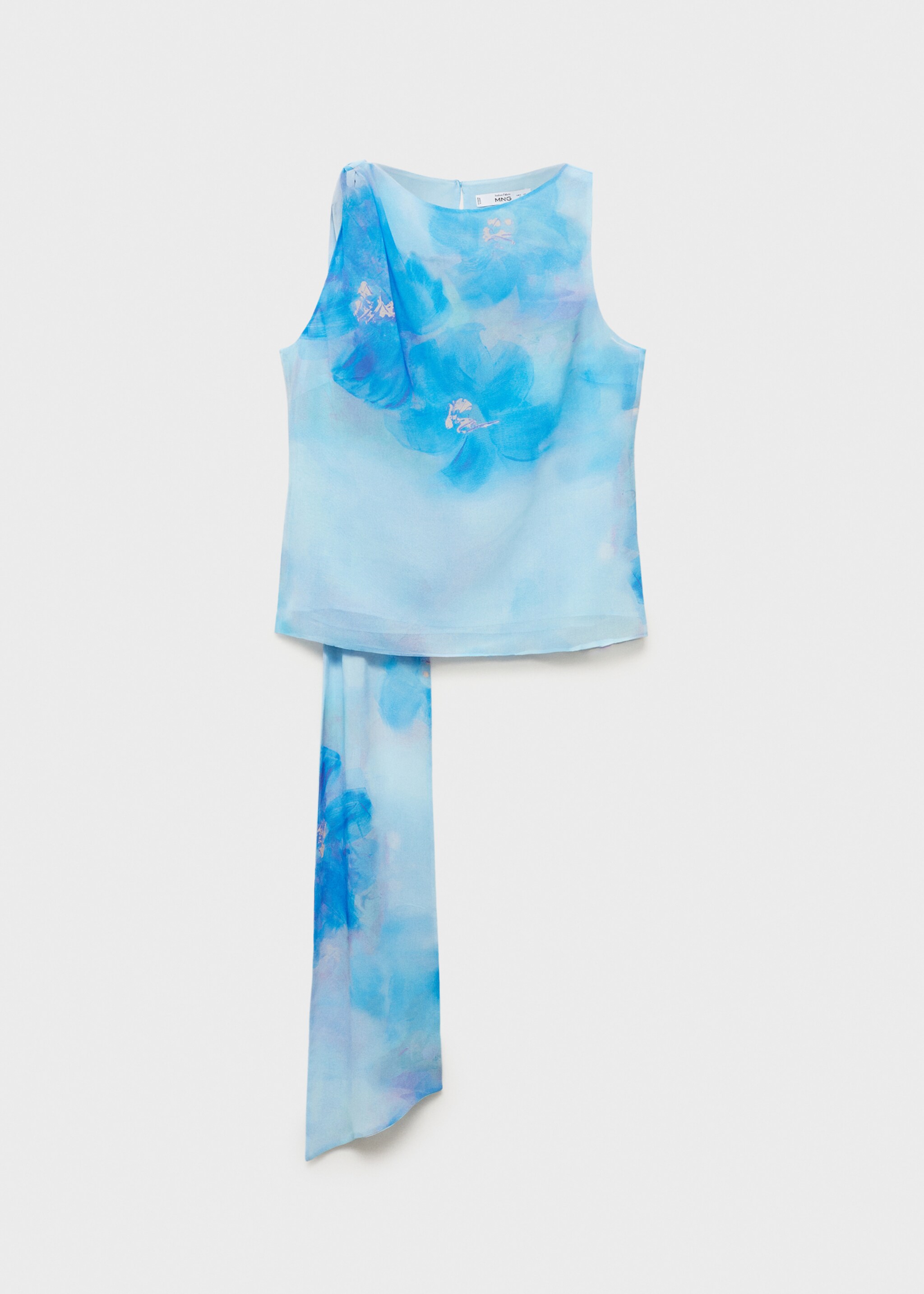 Floral tie blouse - Article without model
