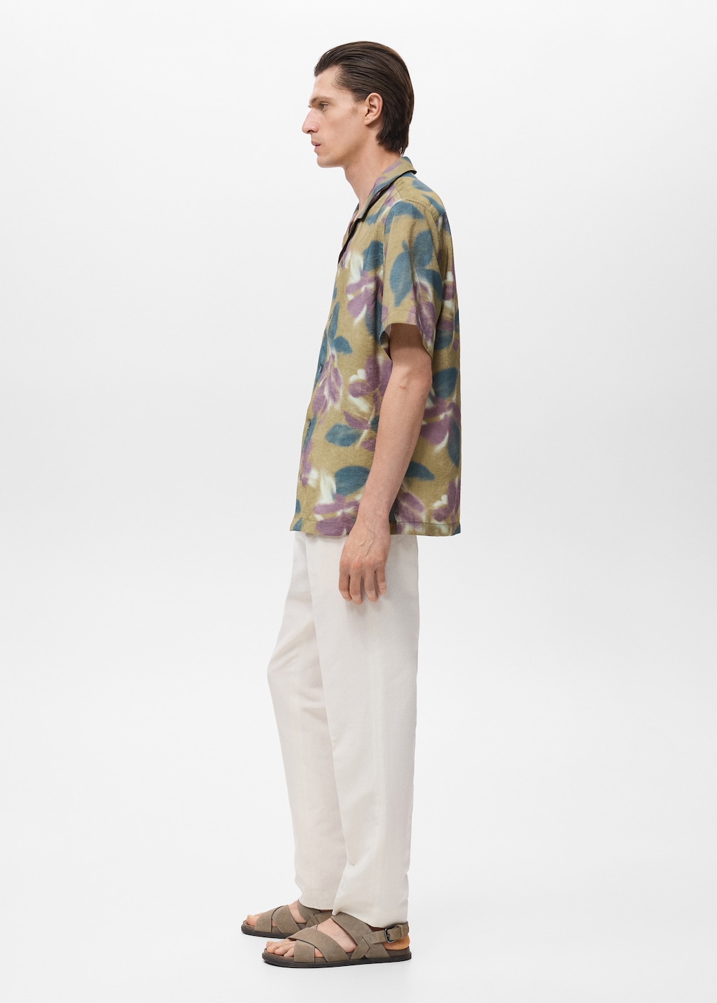 Printed short-sleeved shirt