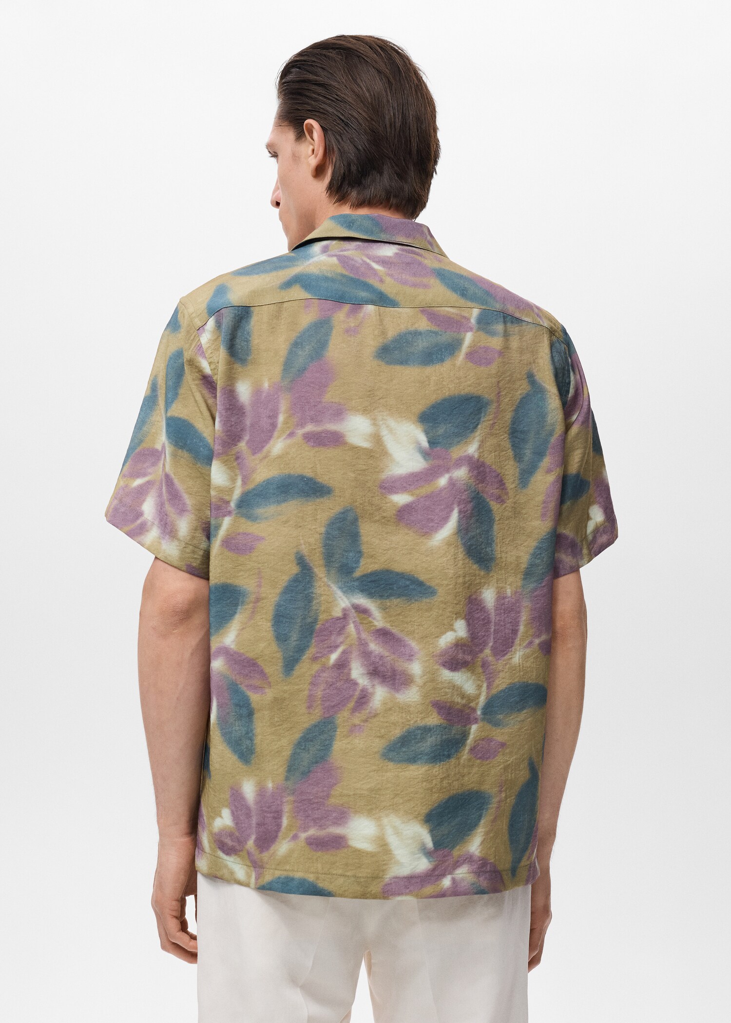 Chemise imprimée manches courtes - Verso de l’article