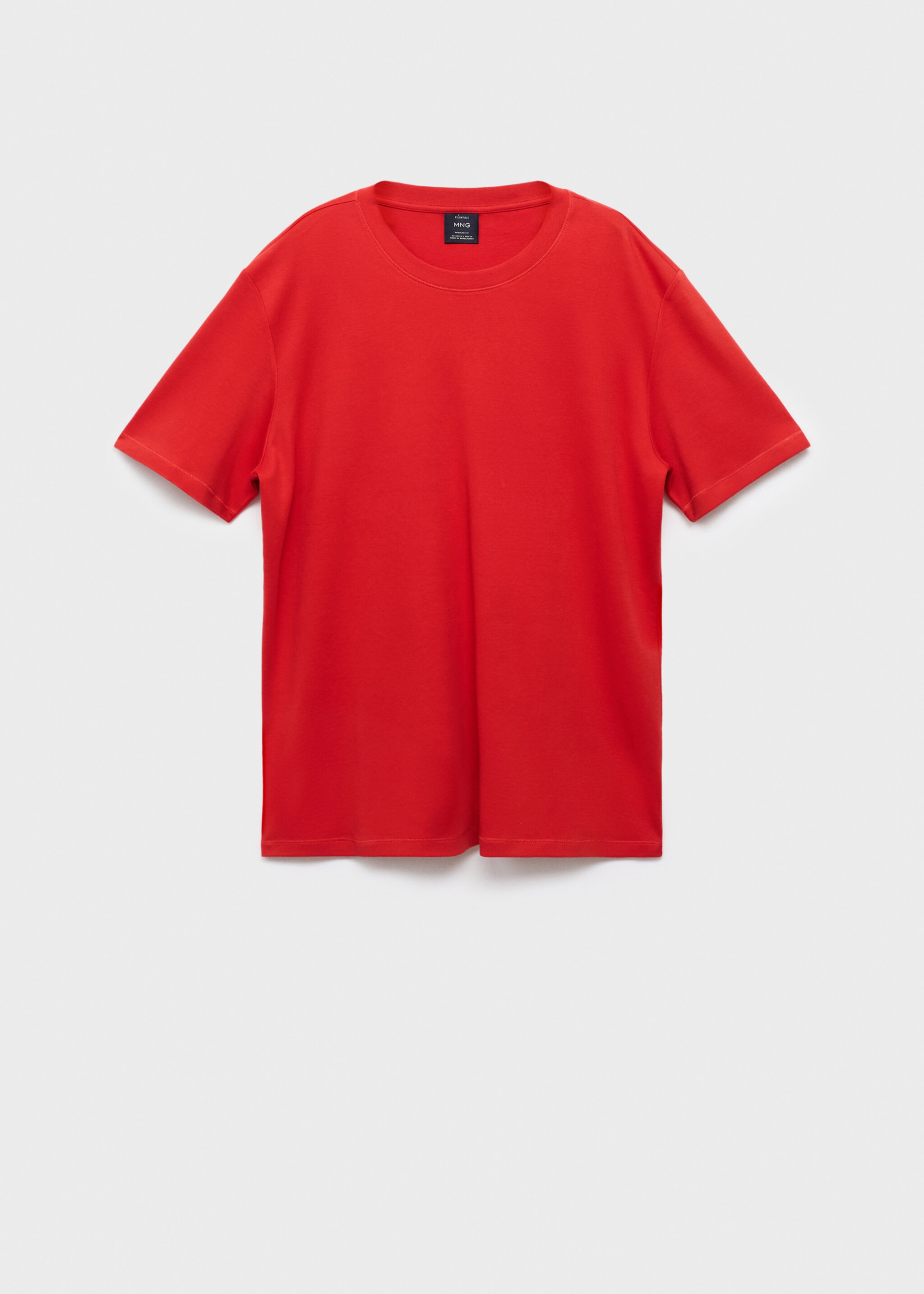 Camiseta medium weight regular fit - Artículo sin modelo, Rojo. Ref: 17061279-00.