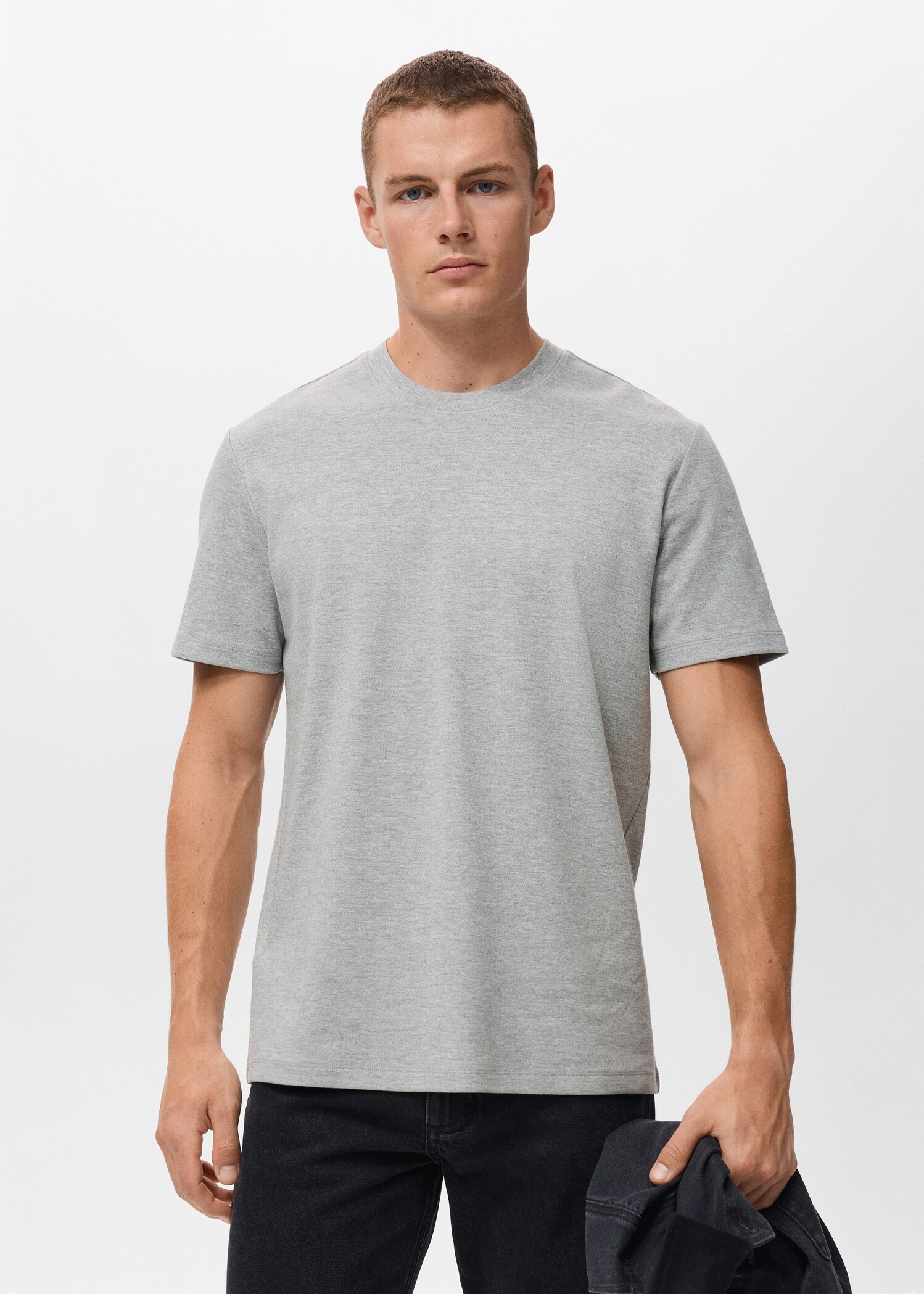 Medium-weight regular-fit t-shirt - Medium plane