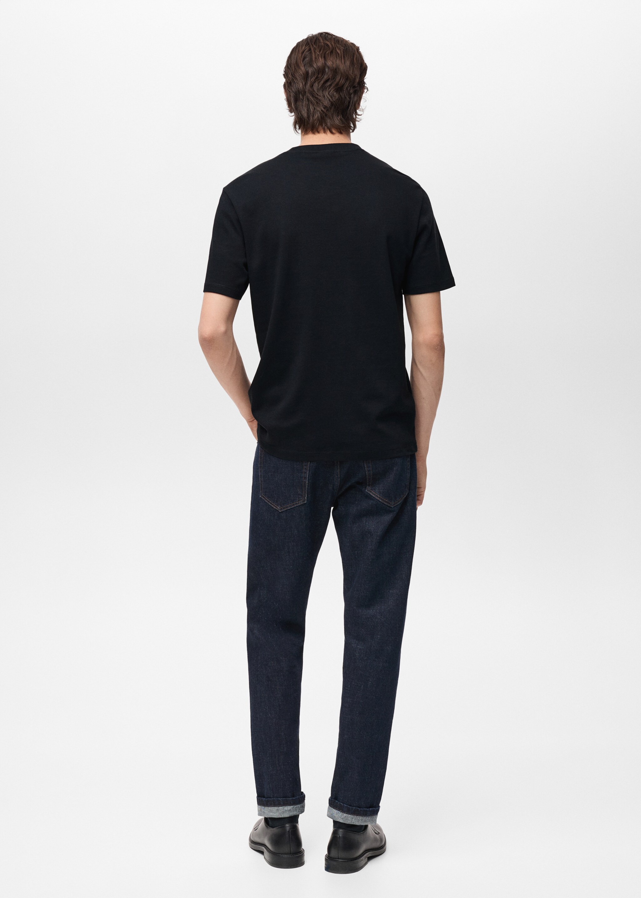 Medium weight regular fit T-shirt - Reverse of the article