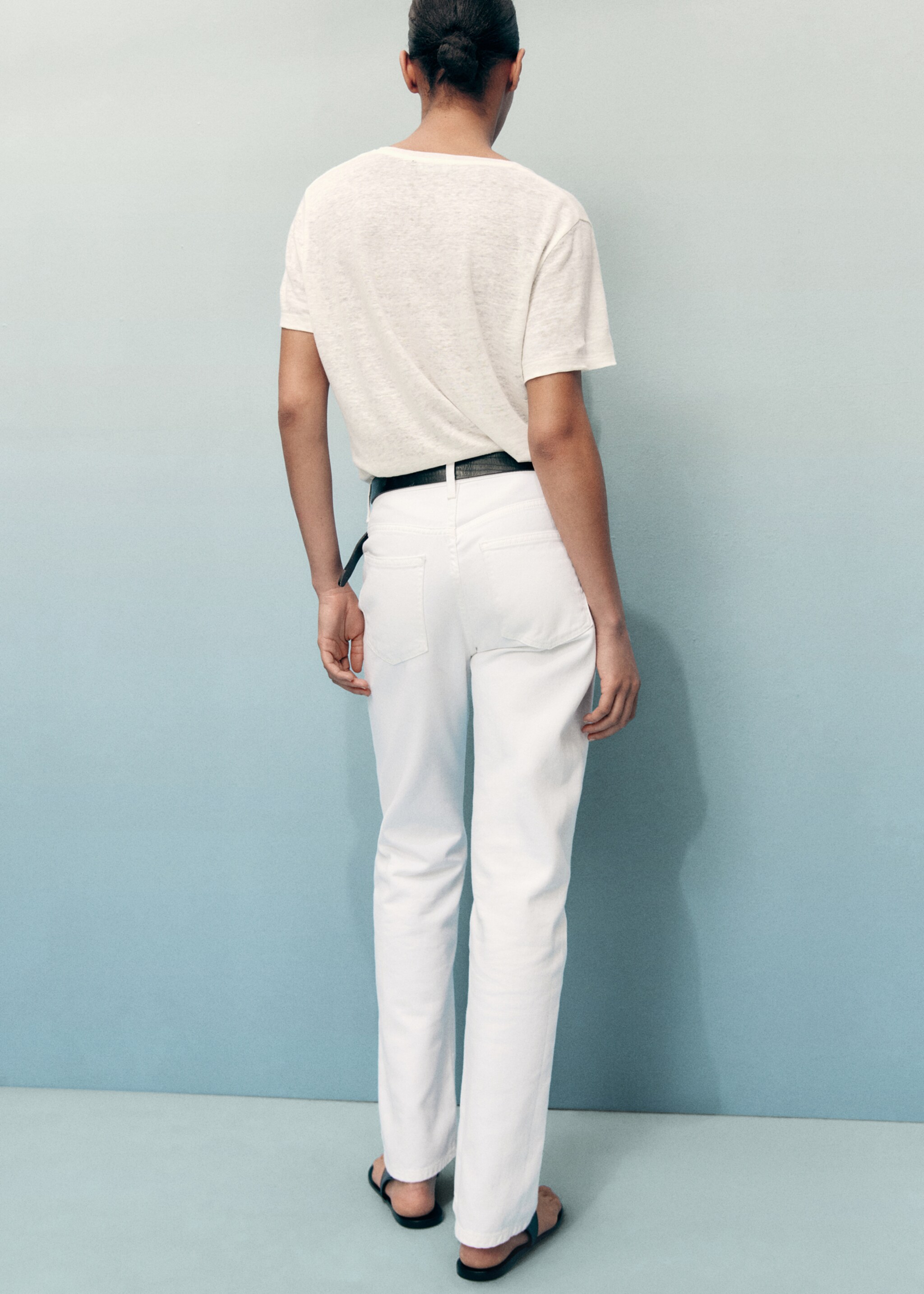 Matilda medium-rise straight-fit jeans - Reverse of the article