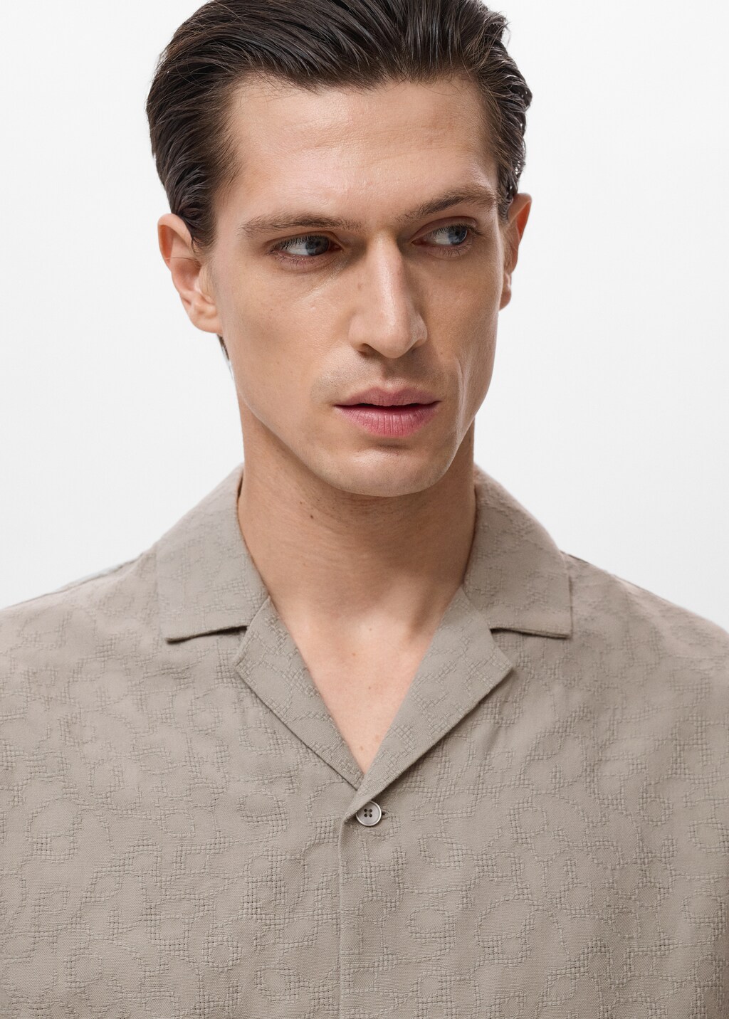 100% embroidered cotton shirt