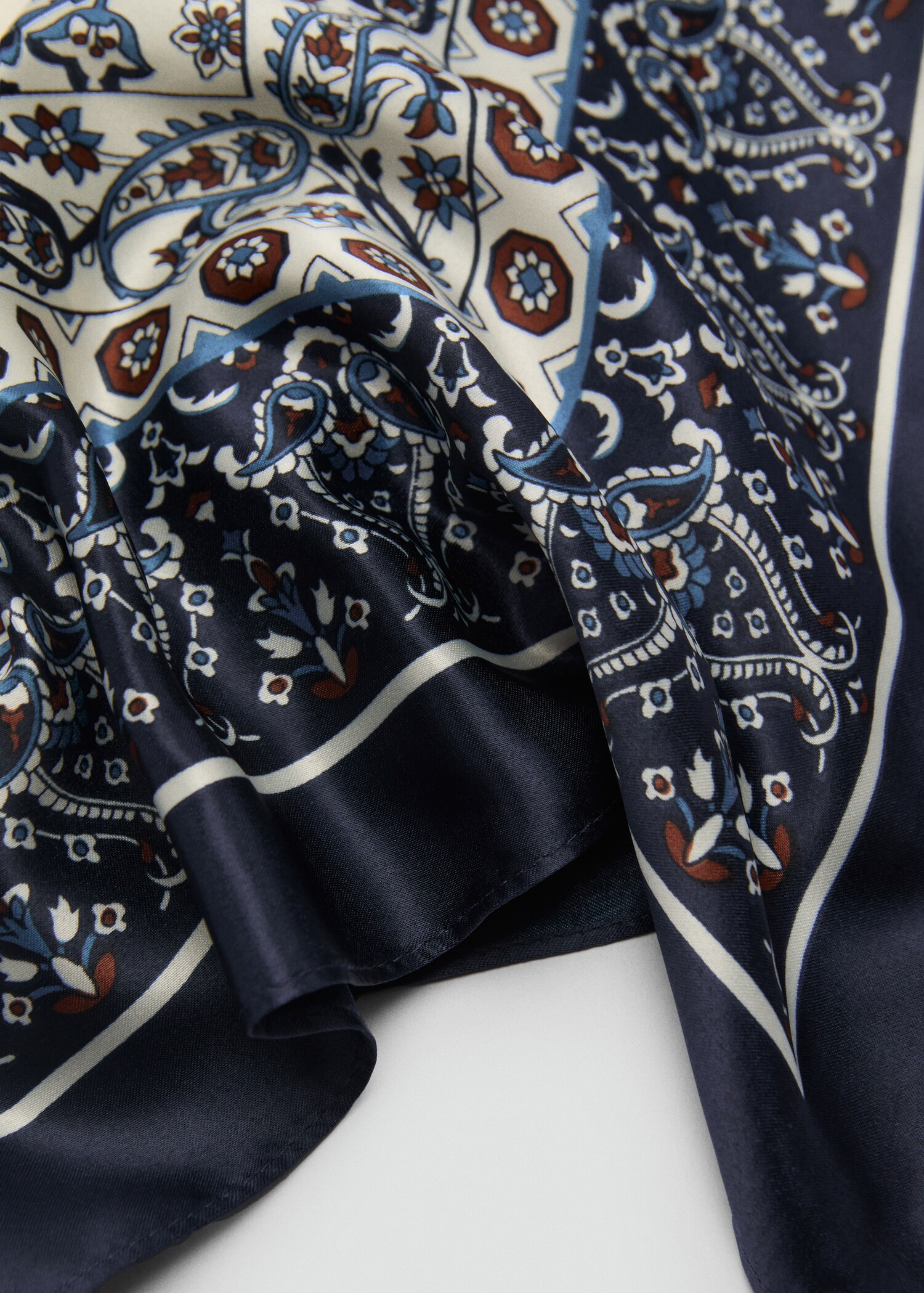 Paisley print scarf - Medium plane